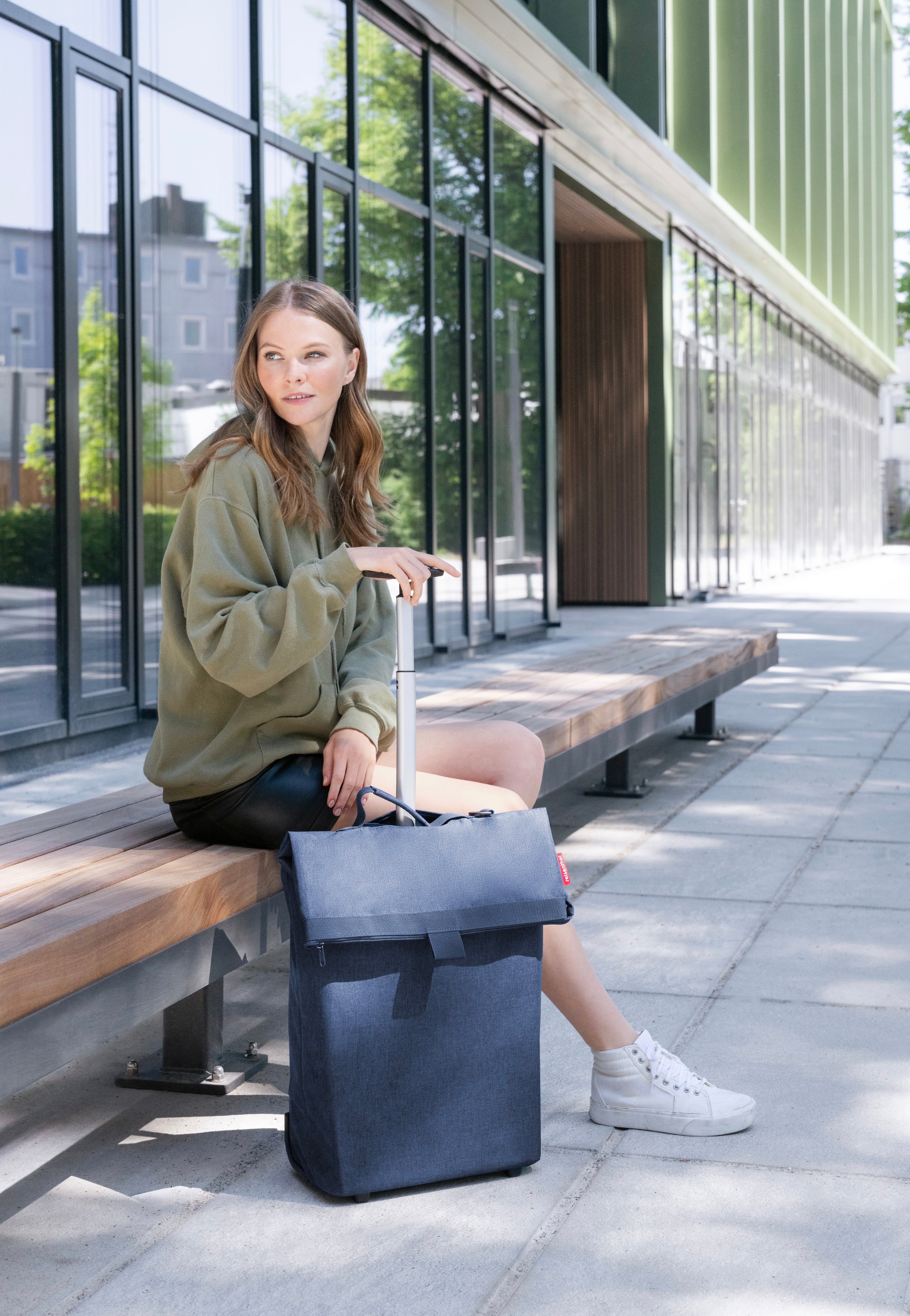 reisenthel Trolley M Twist Navy Shopping Trolley
