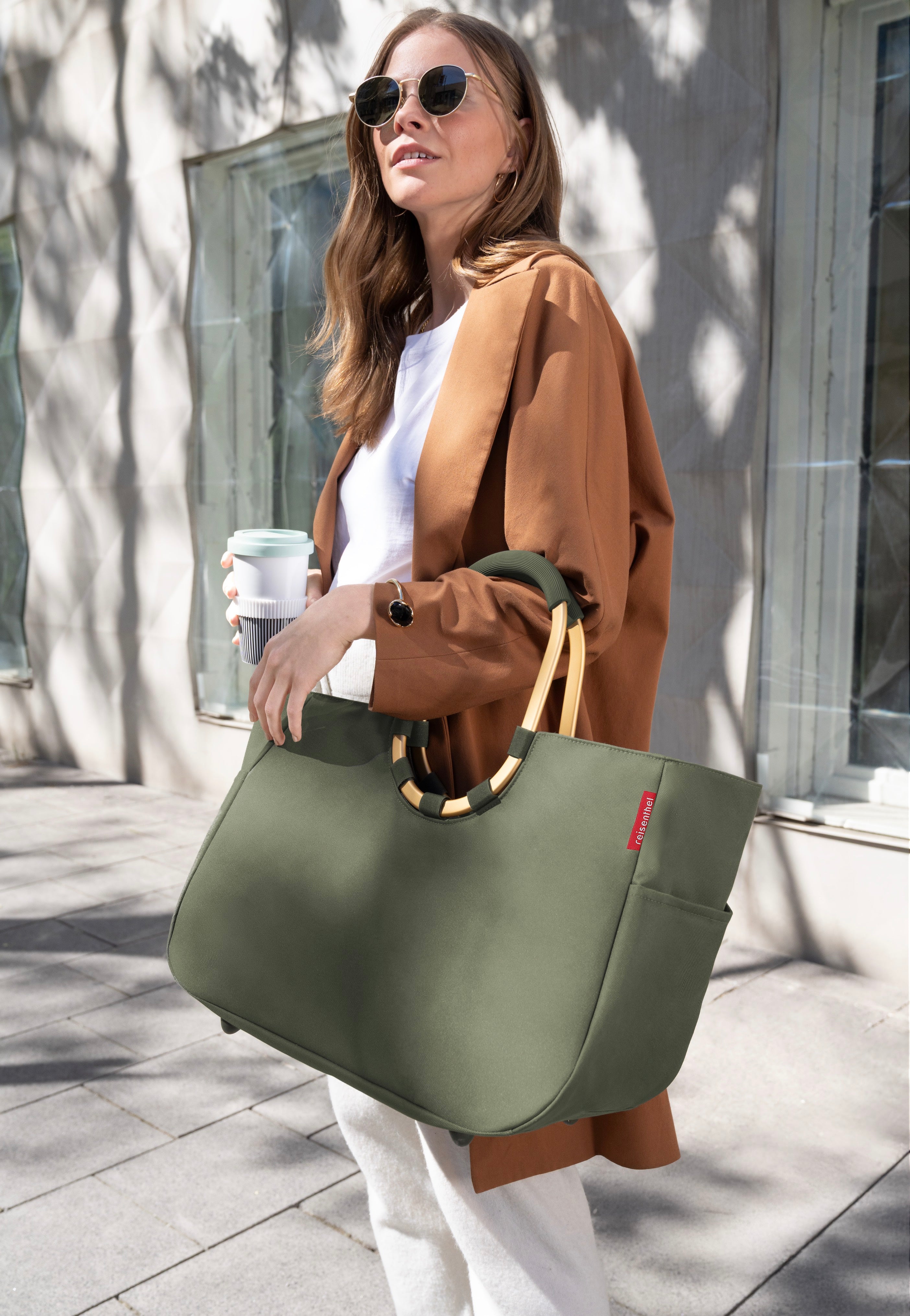 reisenthel Loopshopper L Forest Gold Shopping Basket