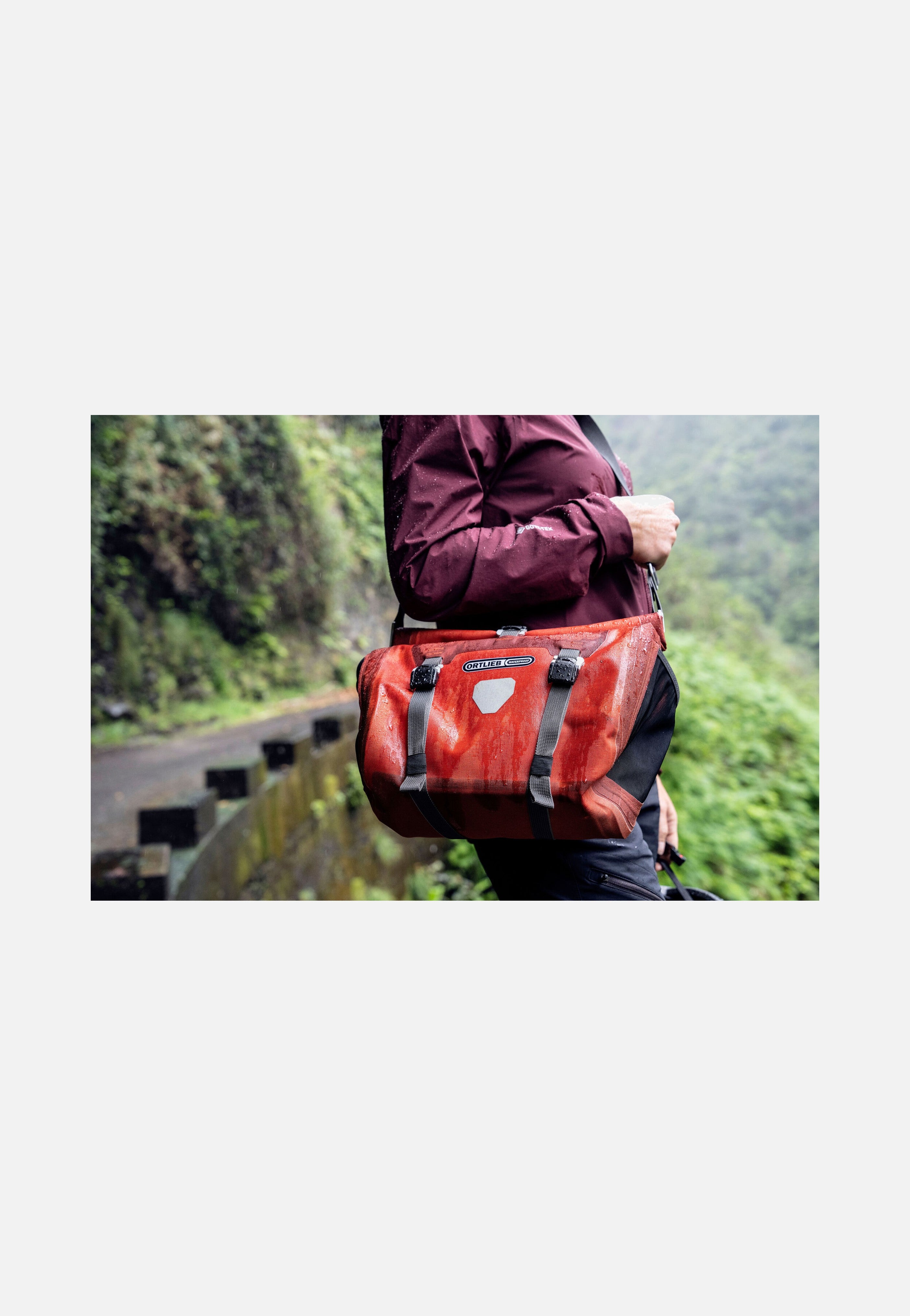 ORTLIEB Pack Plus Salsa-Dark Chili Handlebar Bag