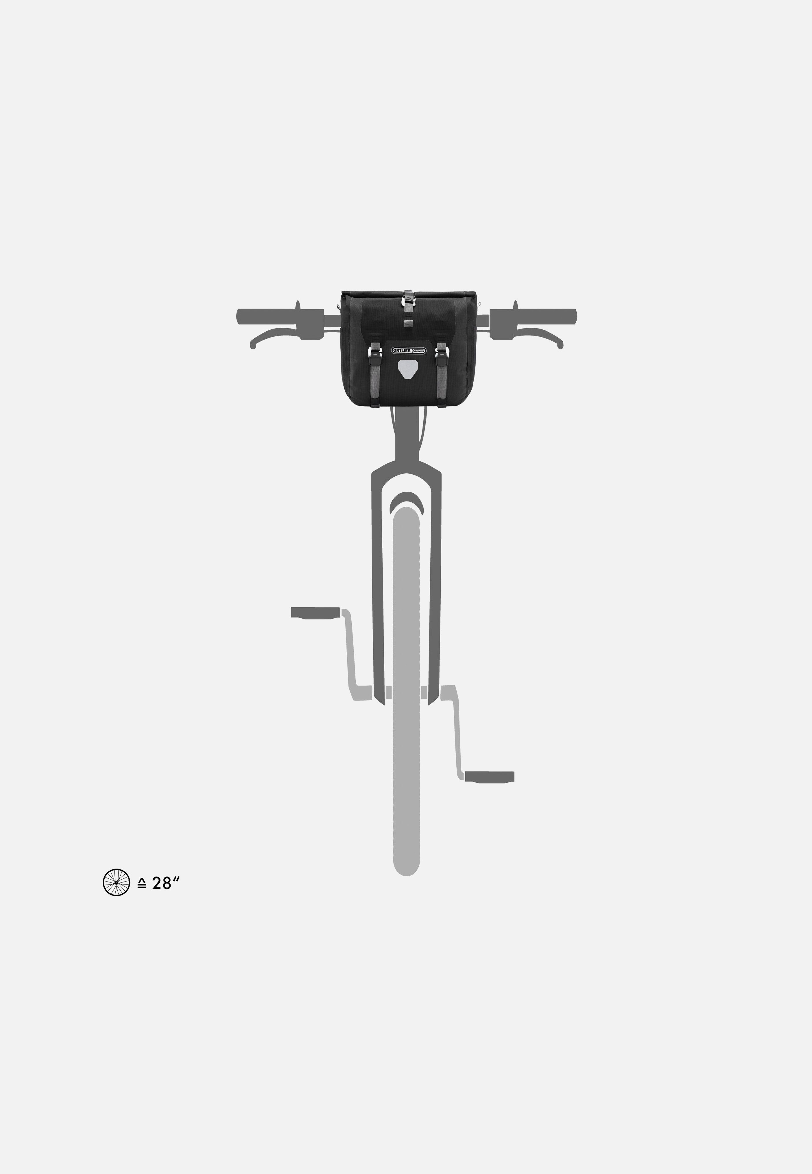 ORTLIEB Pack Plus Schwarz Handlebar Bag