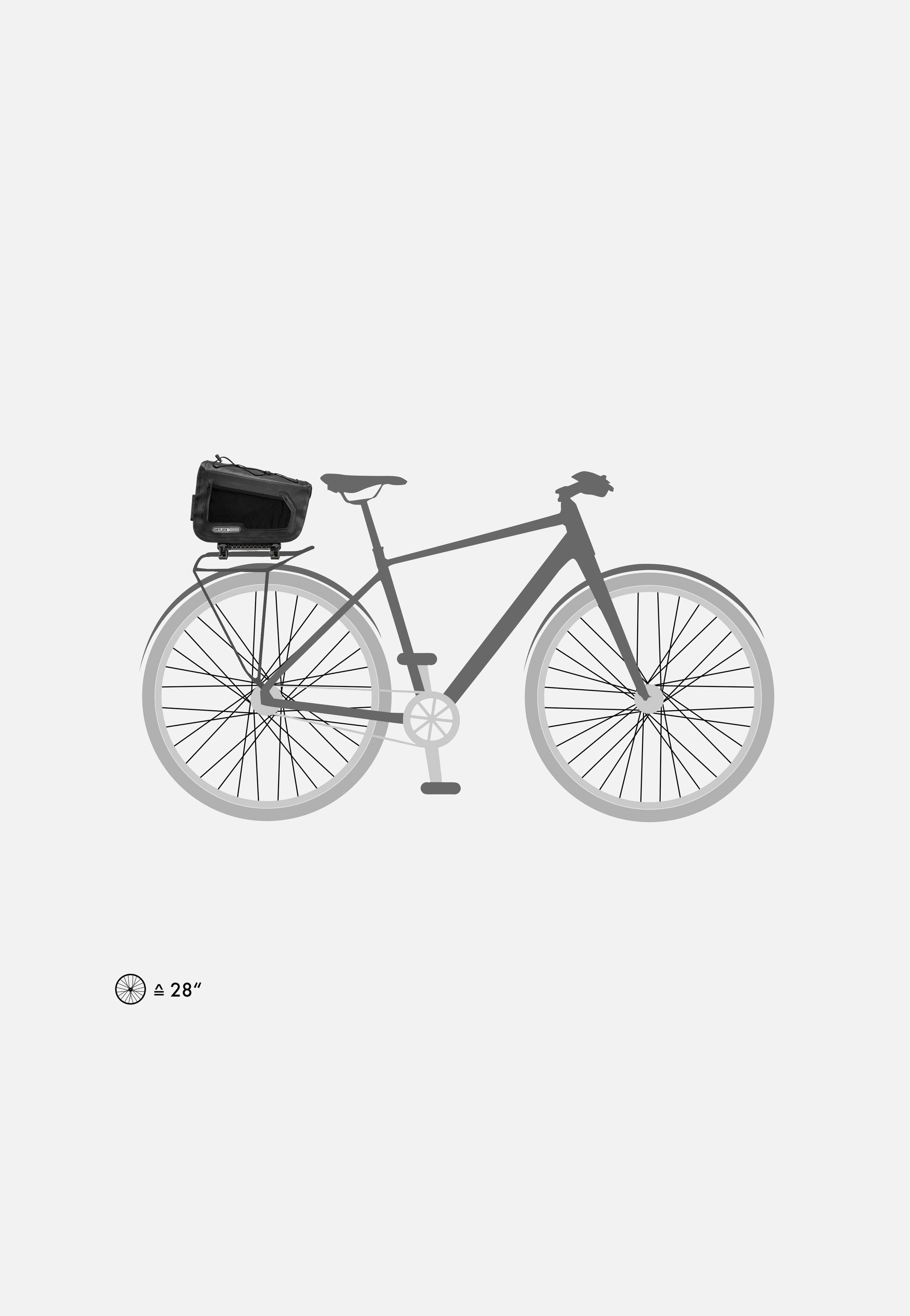 ORTLIEB Trunk-Bag Schwarz Fahrradtasche