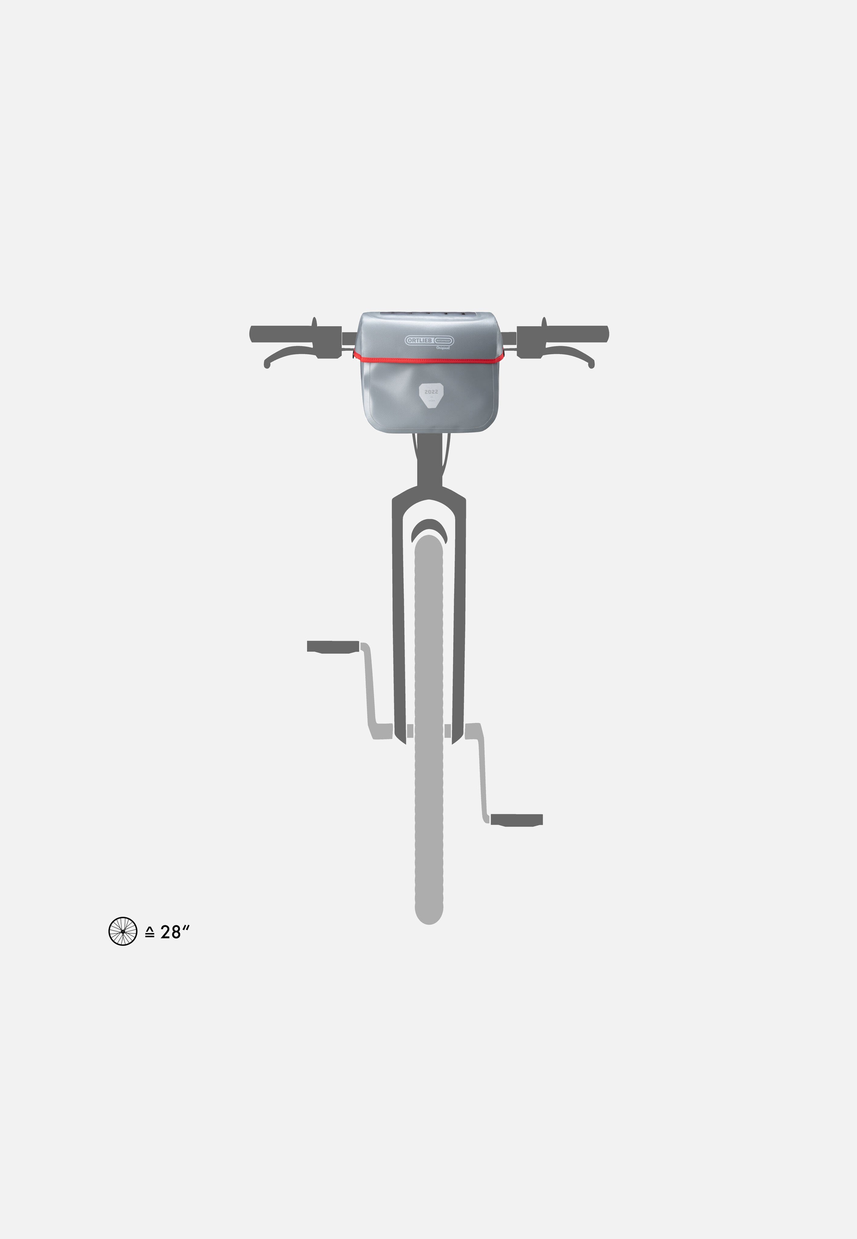 ORTLIEB Ultimate Original Alu Grey Handlebar Bag