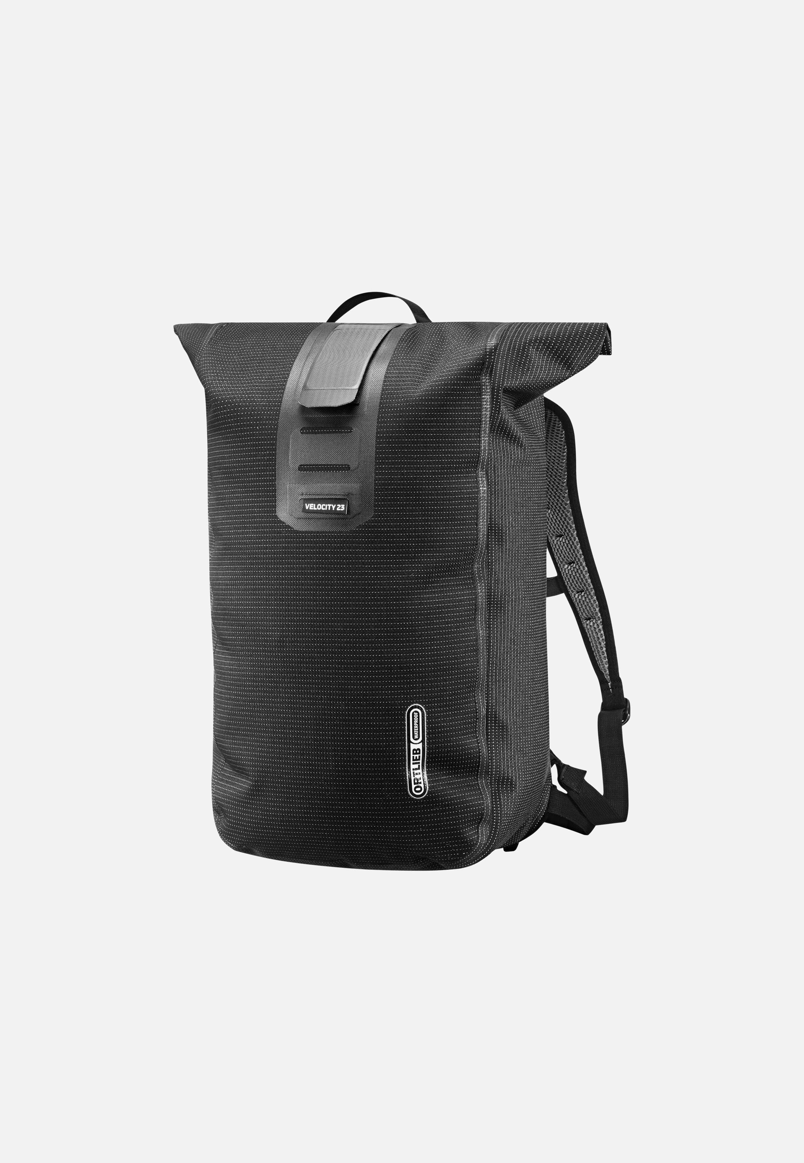ORTLIEB Velocity High Visibility Schwarz Reflex Rolltop Rucksack