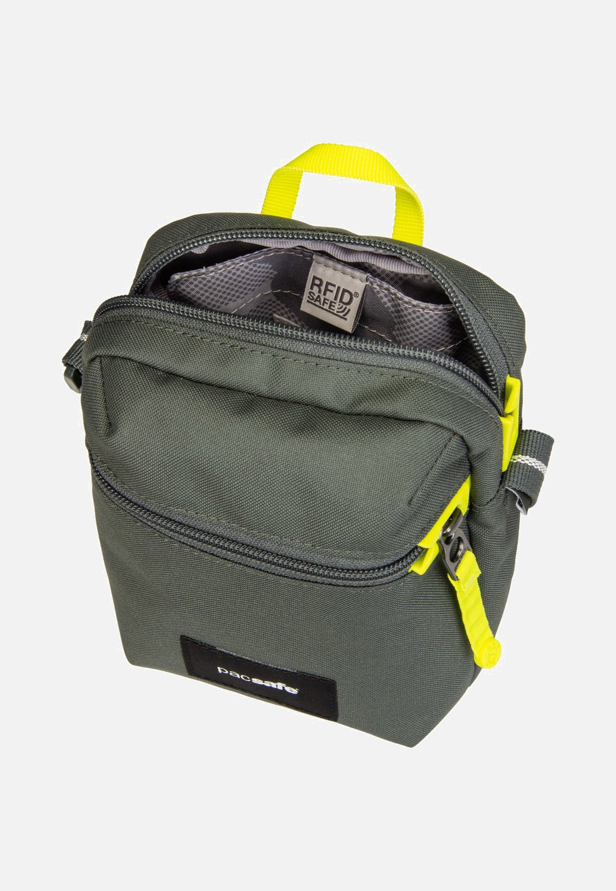 Pacsafe Go Micro Spruce Green Umhängetasche