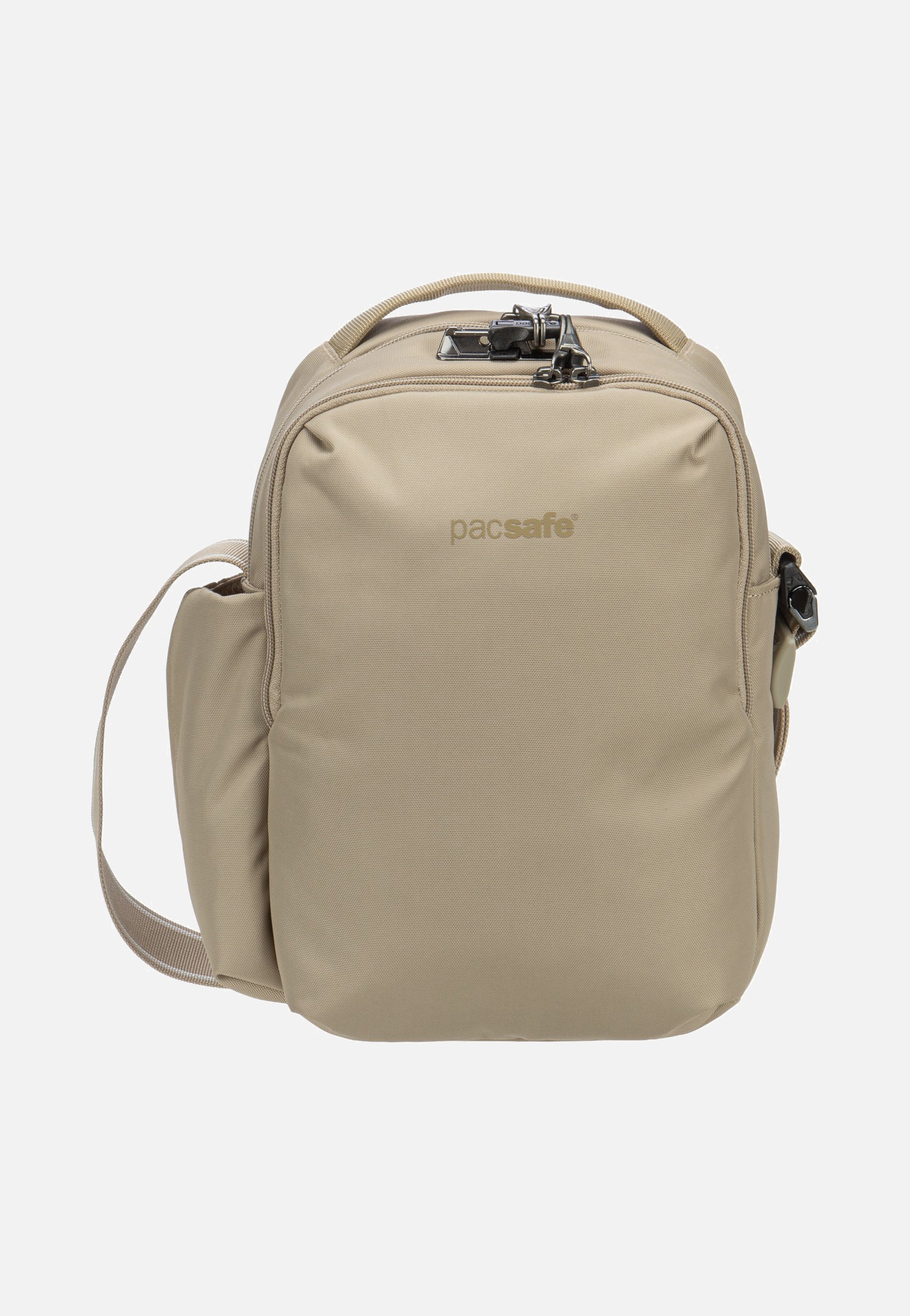 Pacsafe V Tour Beige Umhängetasche