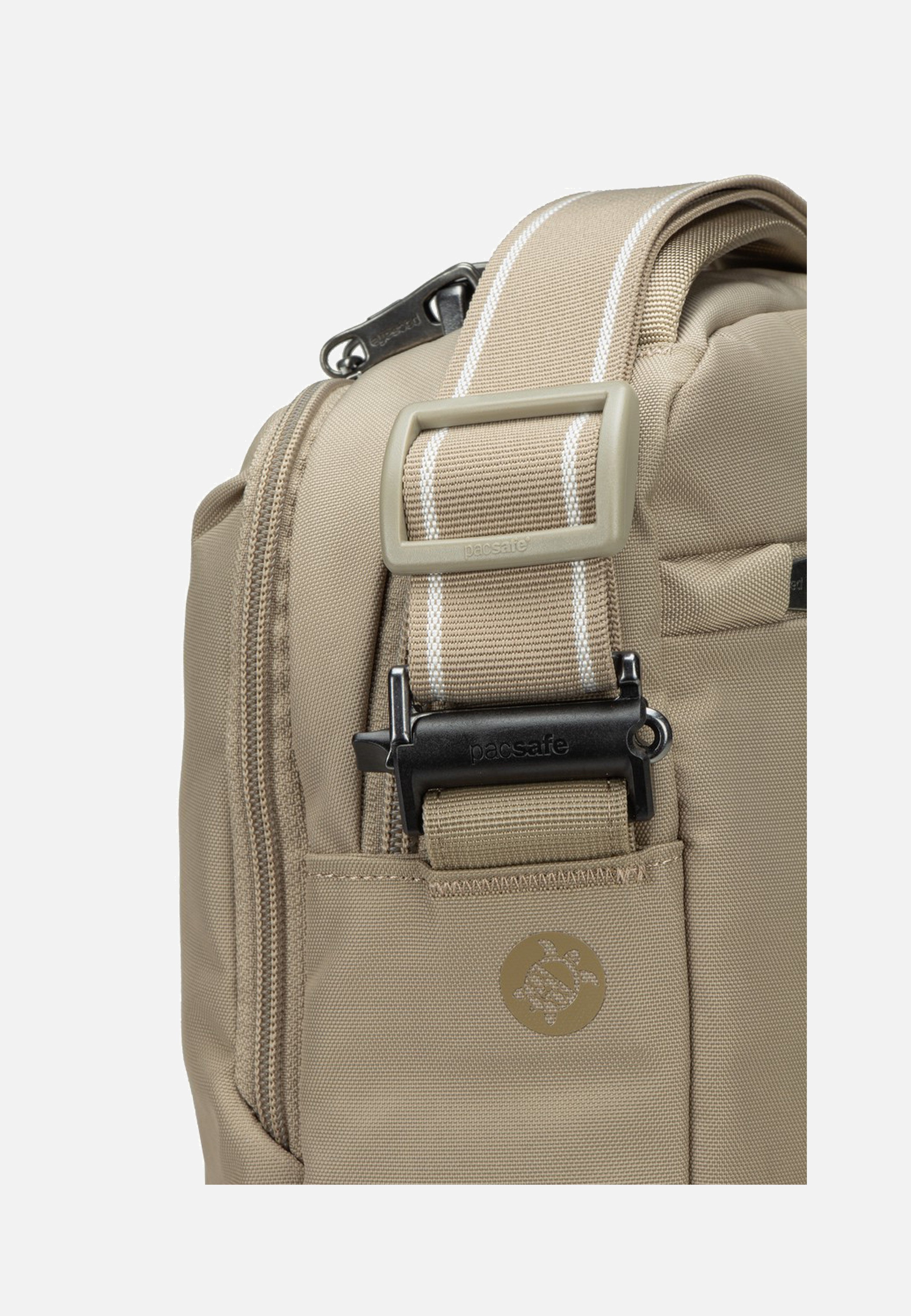 Pacsafe V Tour Beige Umhängetasche
