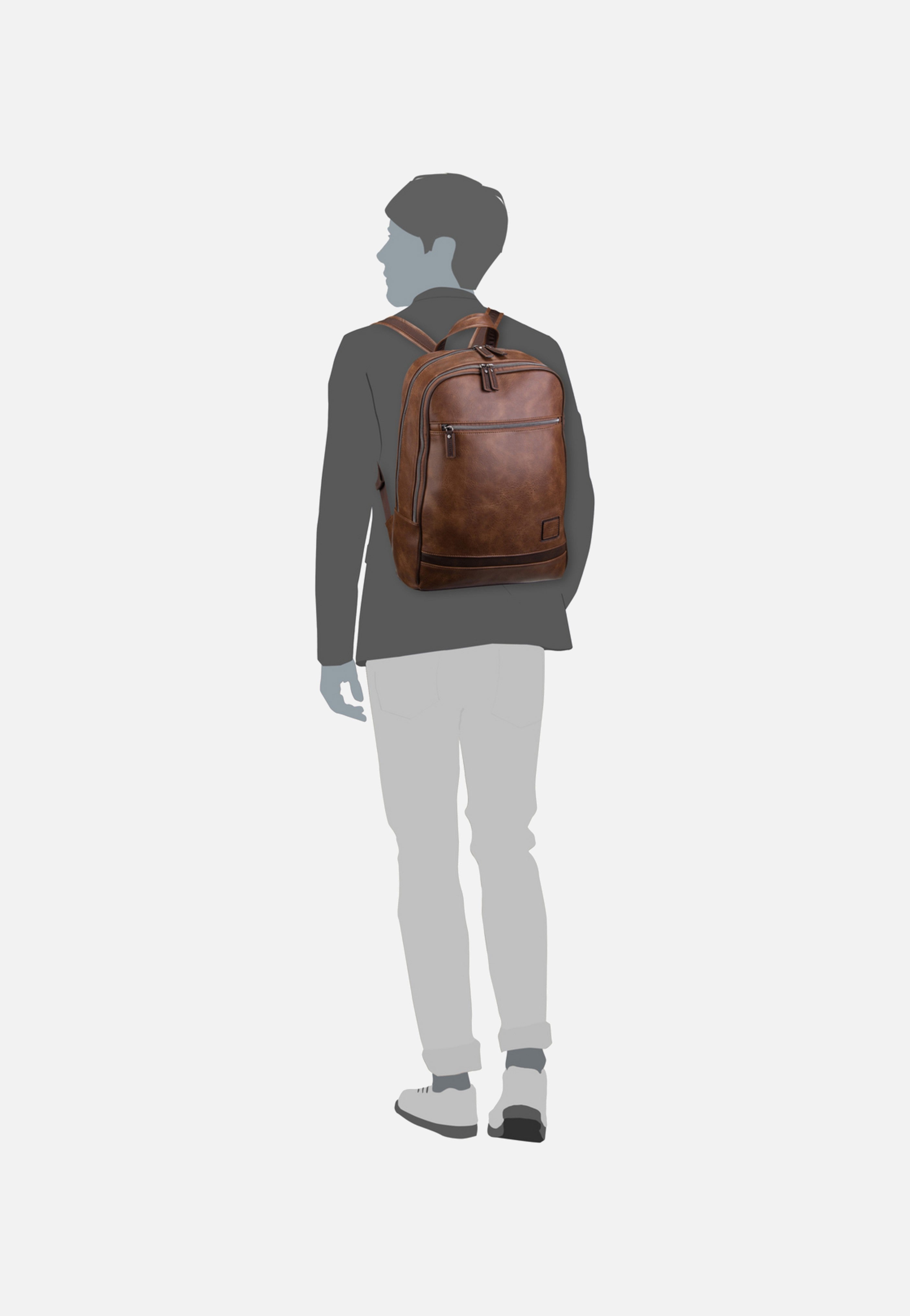 Picard Breakers 2464 Whisky/Kombi Rucksack