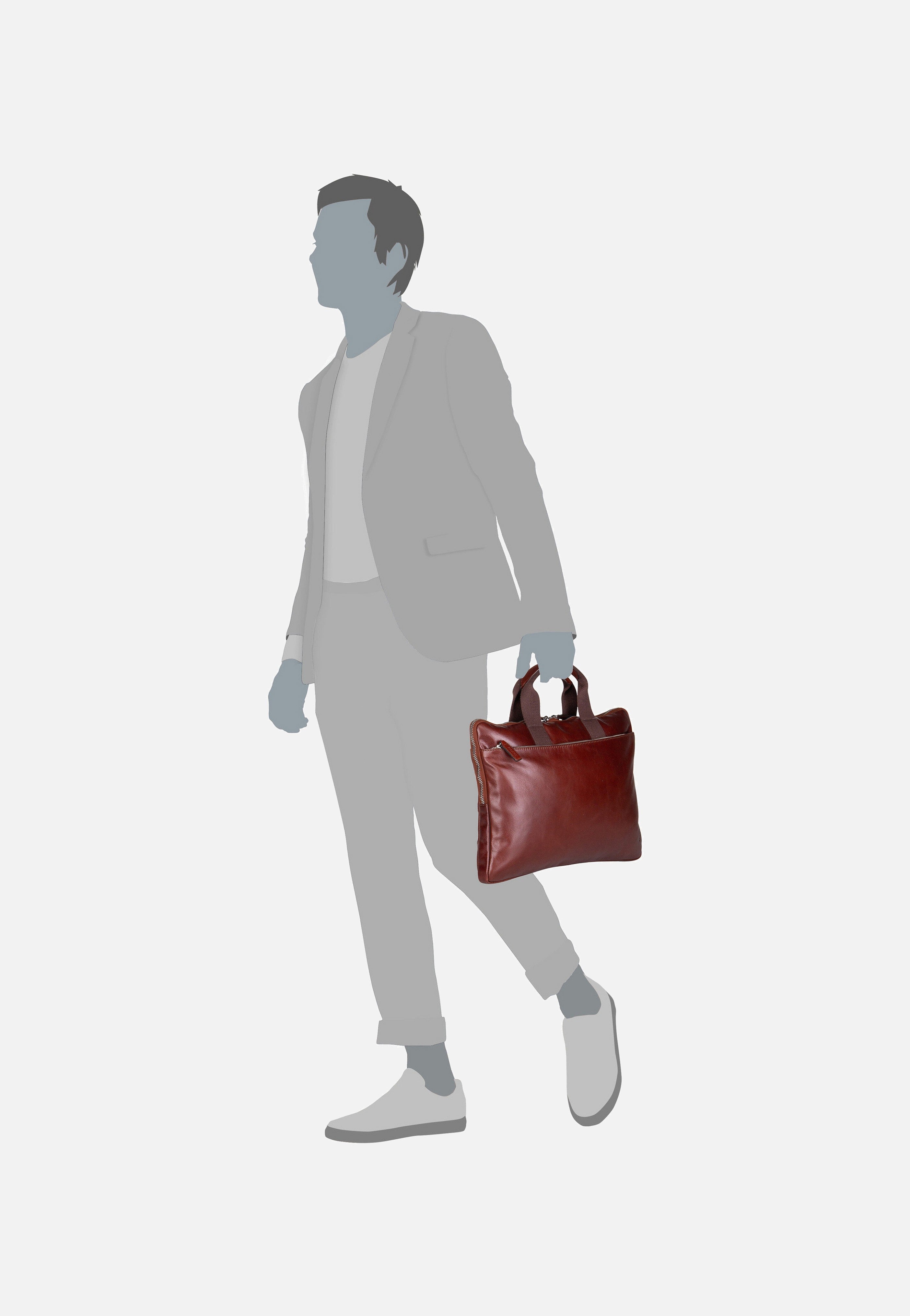 Picard Buddy 5617 Cognac Aktentasche