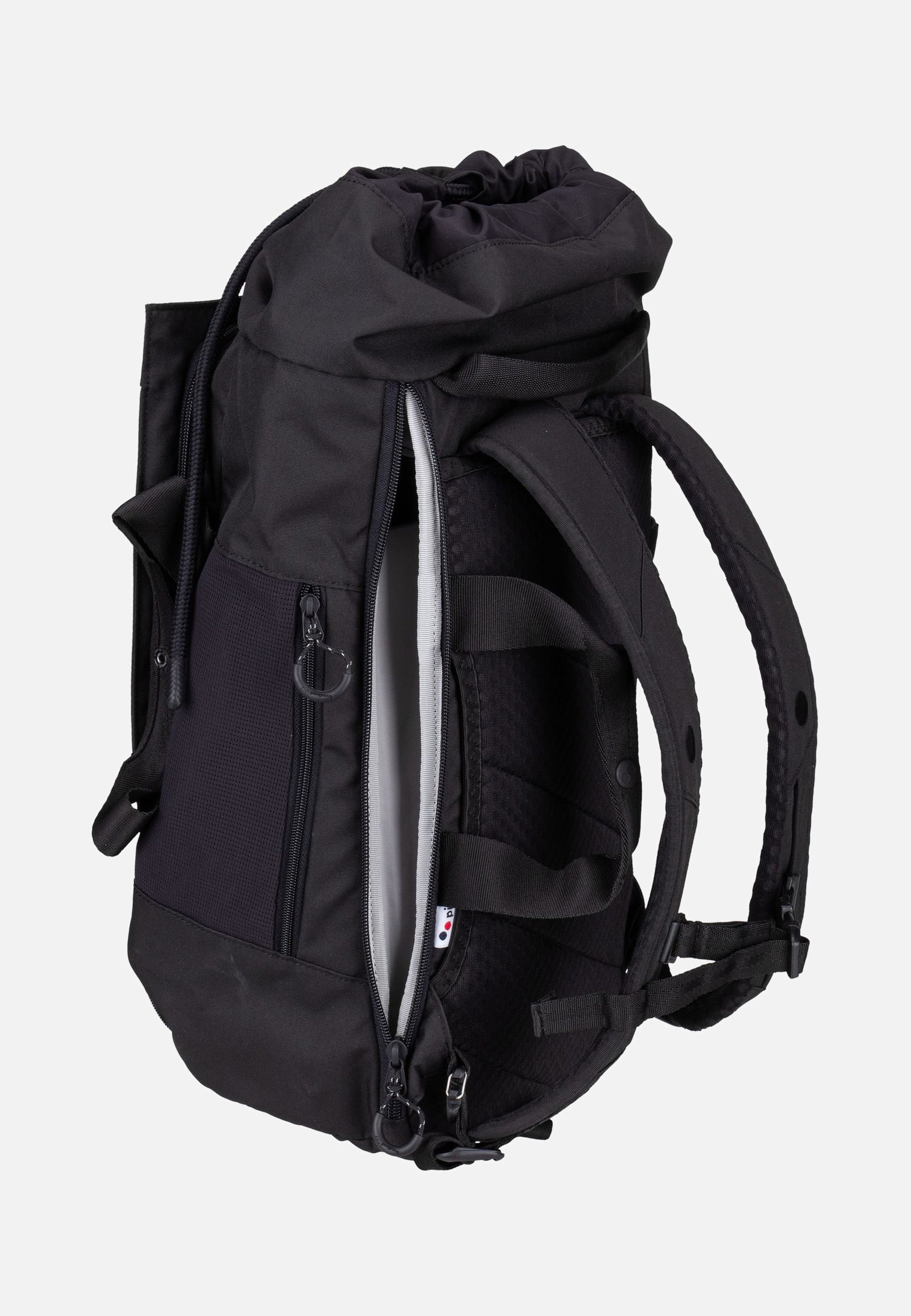 pinqponq Blok Medium Rooted Black Rucksack