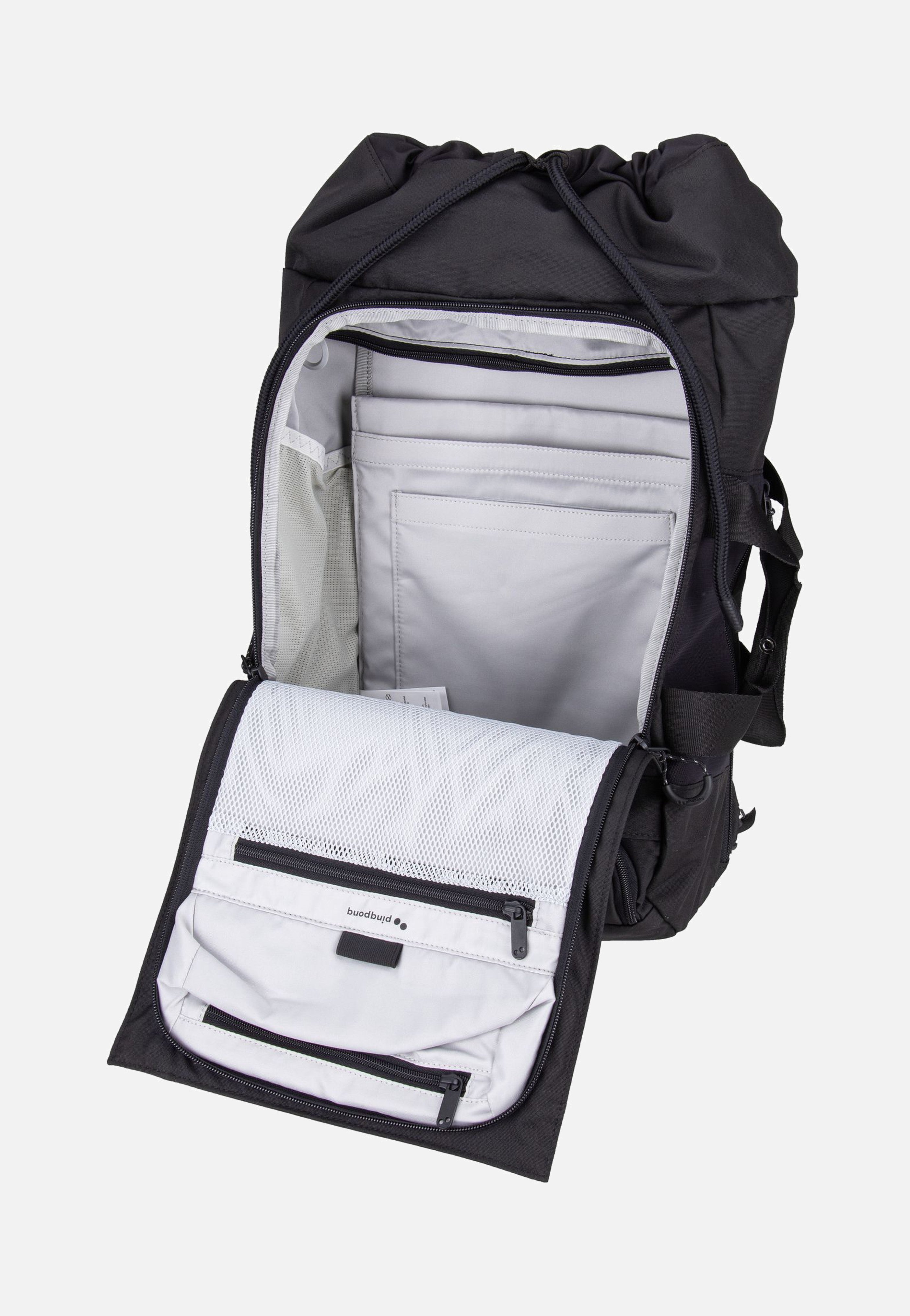 pinqponq Blok Medium Rooted Black Rucksack