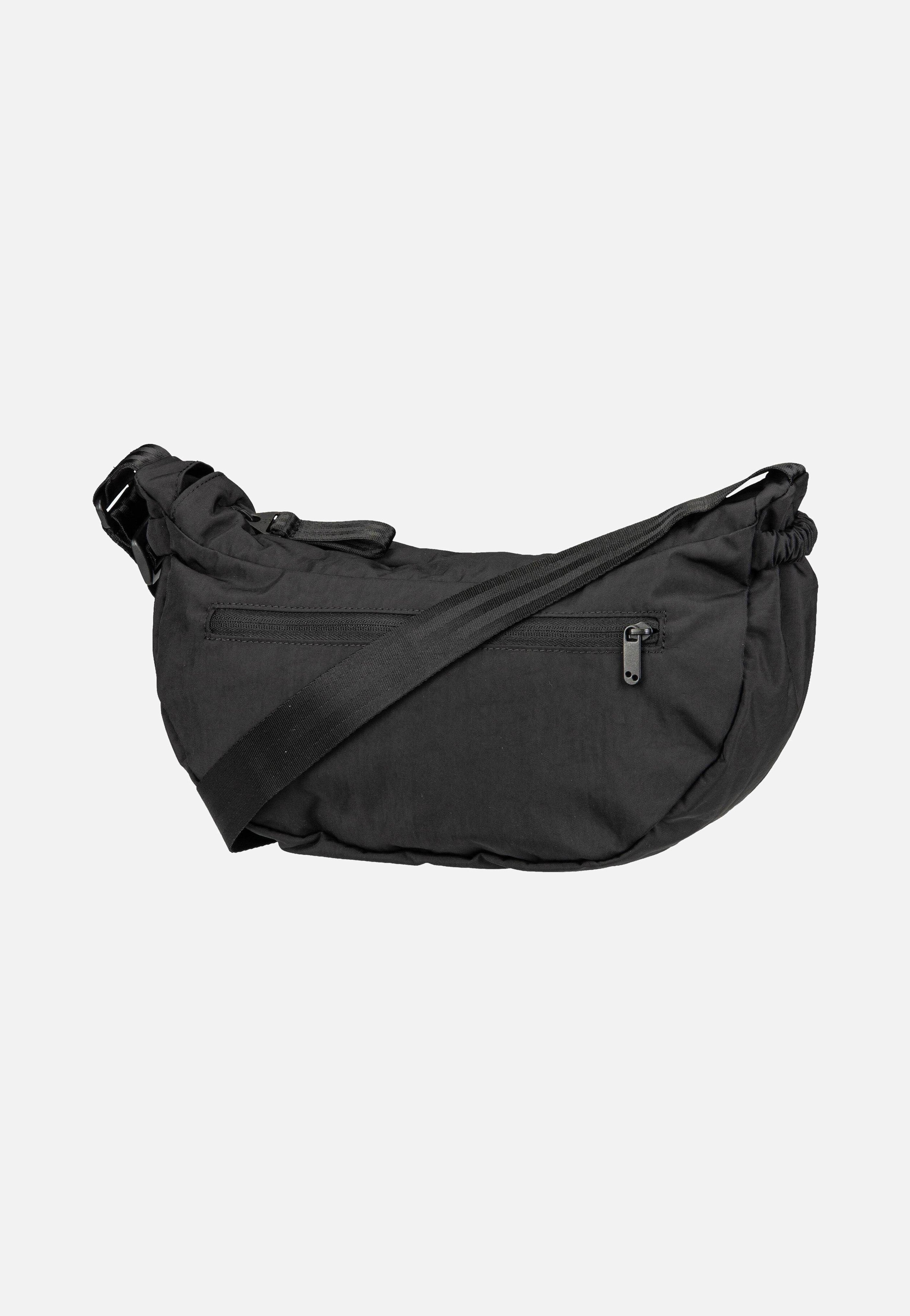 pinqponq Krumm Medium Crinkle Black Umhängetasche