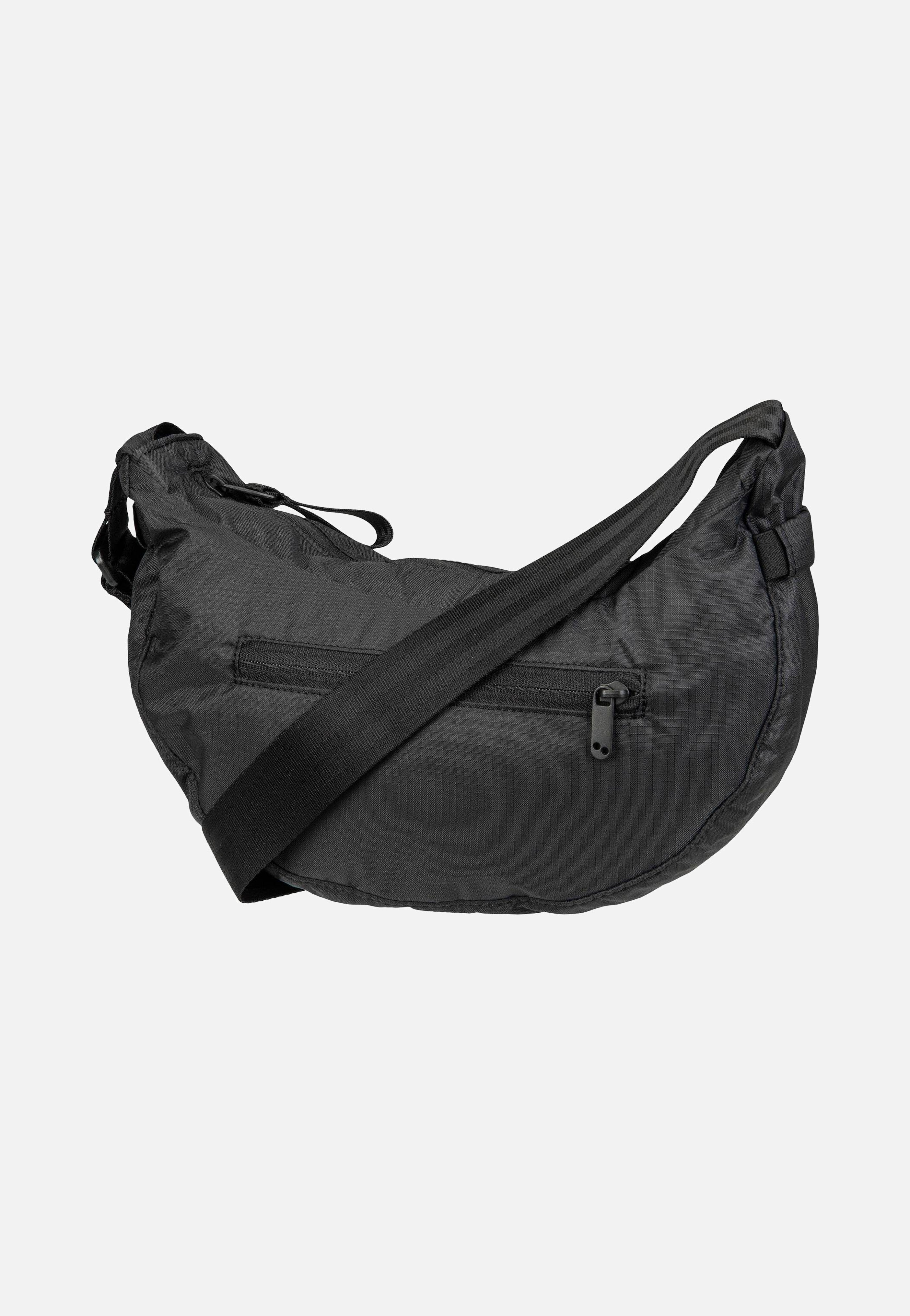 pinqponq Krumm Small Pure Black Umhängetasche