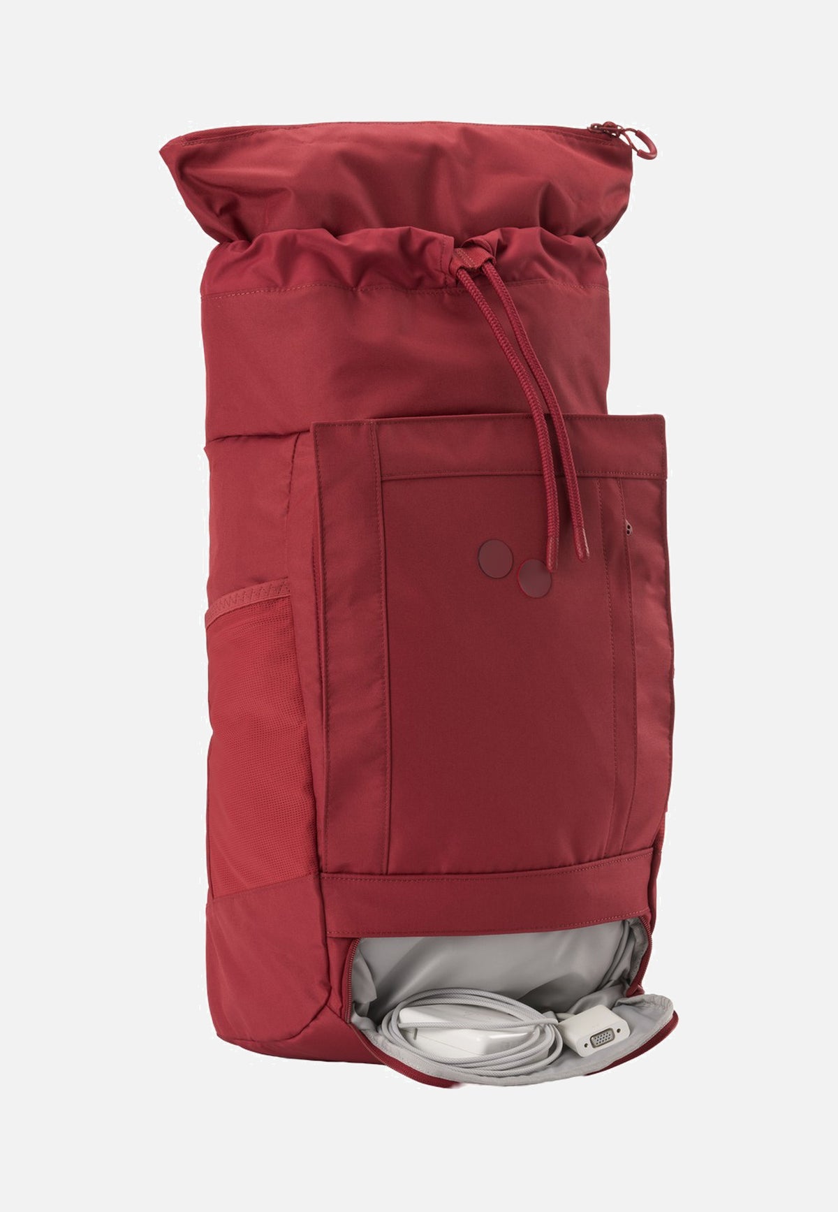 pinqponq Blok Medium Sienna Red Travel Backpack