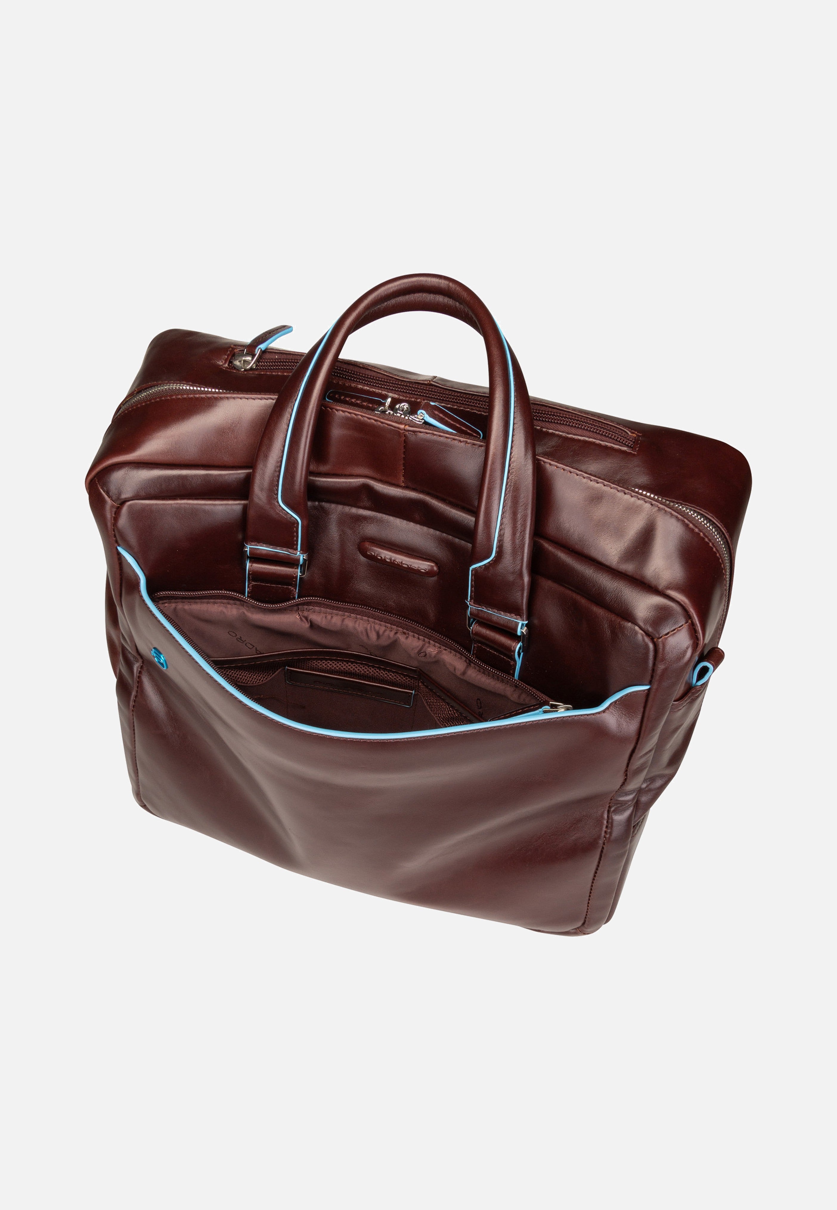 Piquadro Blue Square Wheeled 4729 Mogano Pilotenkoffer