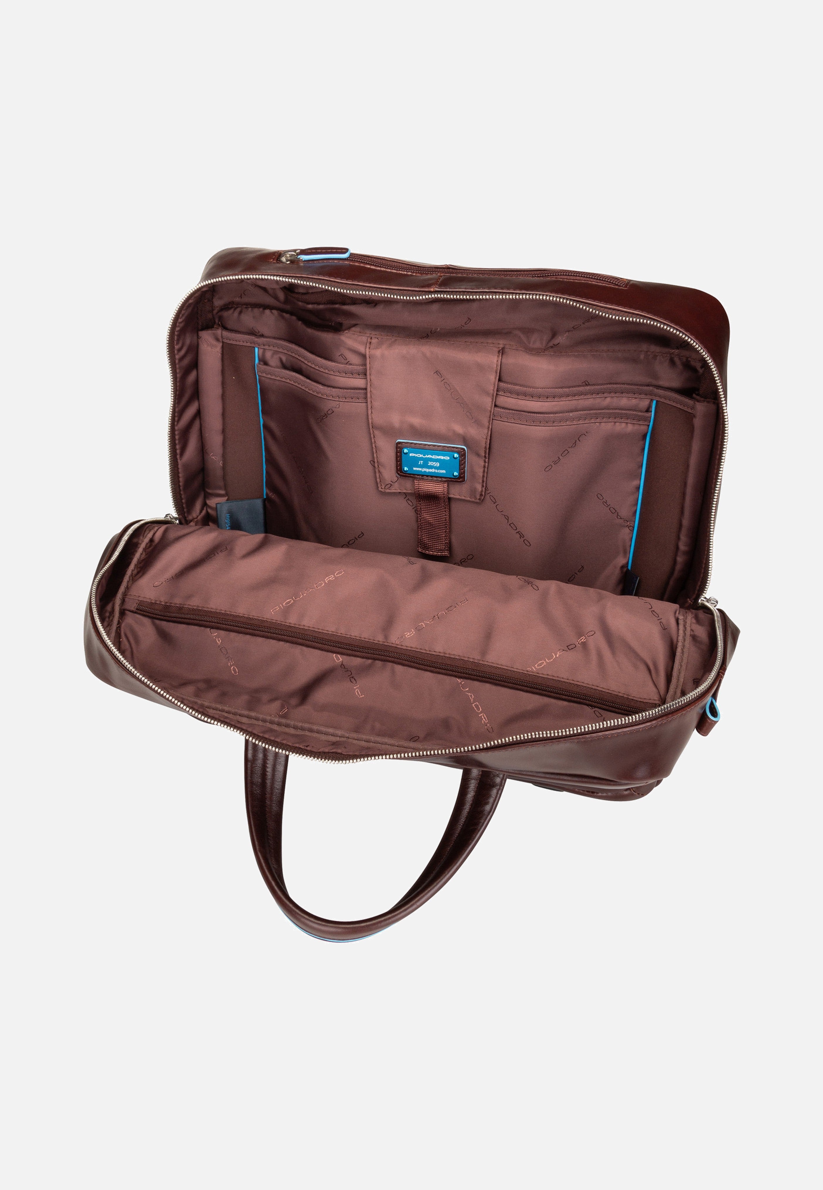 Piquadro Blue Square Wheeled 4729 Mogano Pilotenkoffer