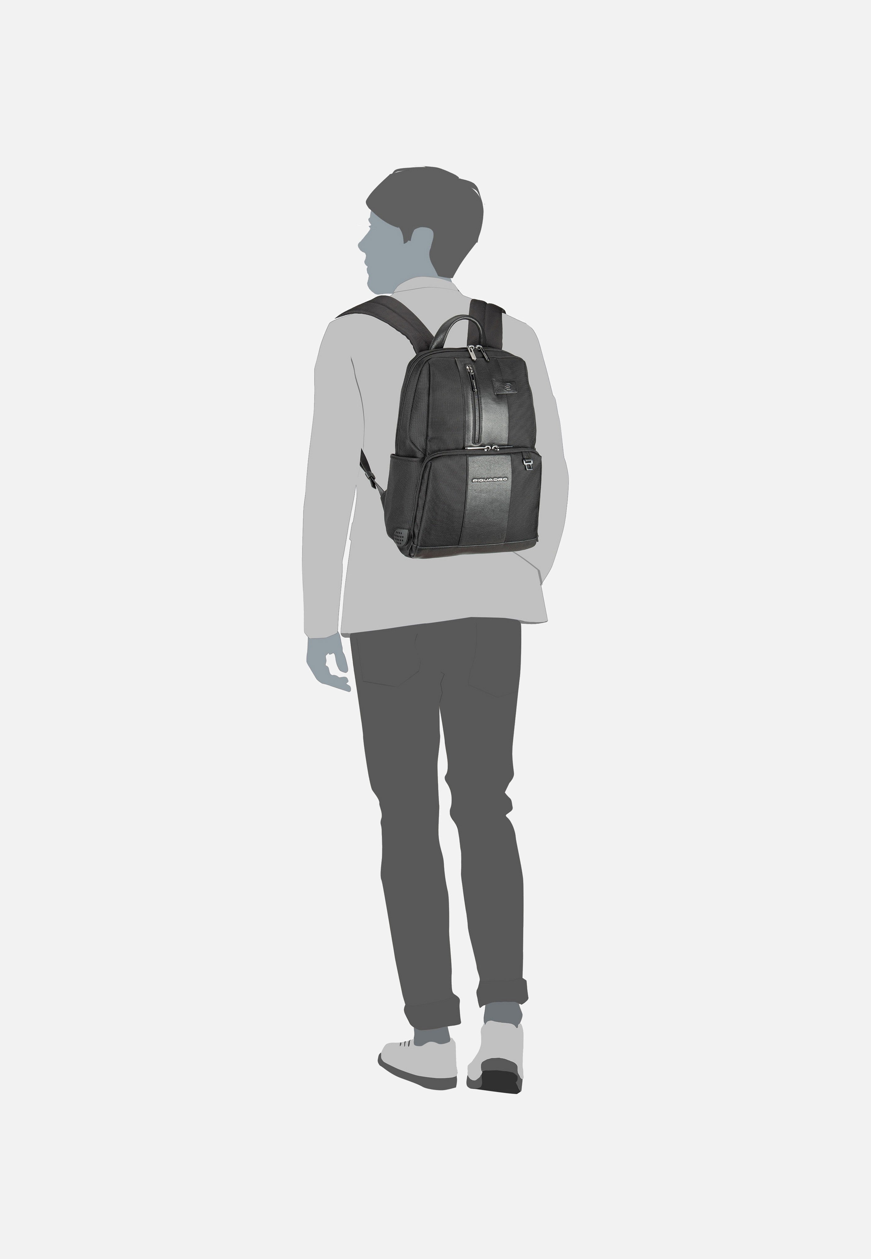 Piquadro Brief 3214 Nero Rucksack