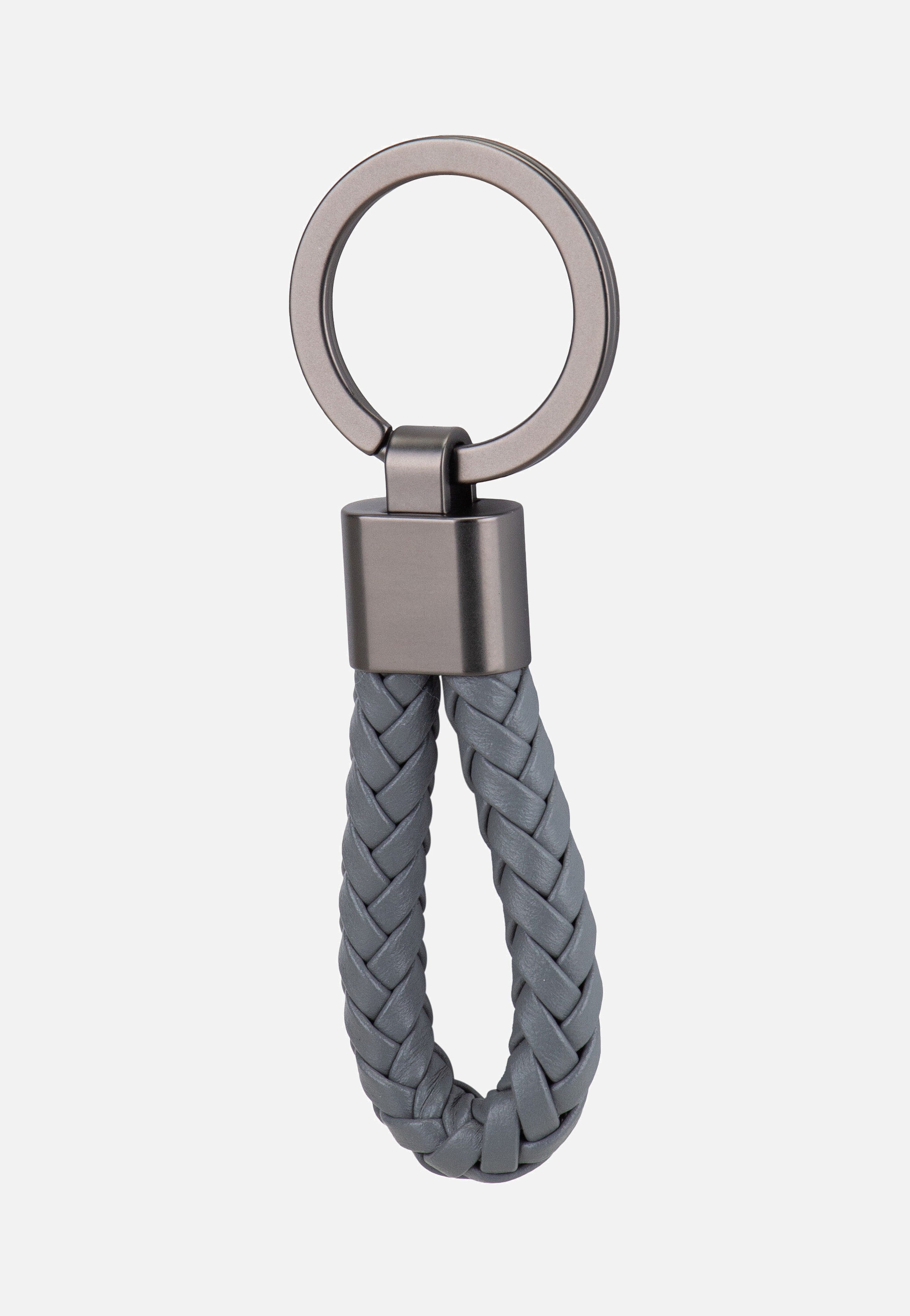 Porsche Design Keyring Leather Cord 28807 Anthracite Keychain