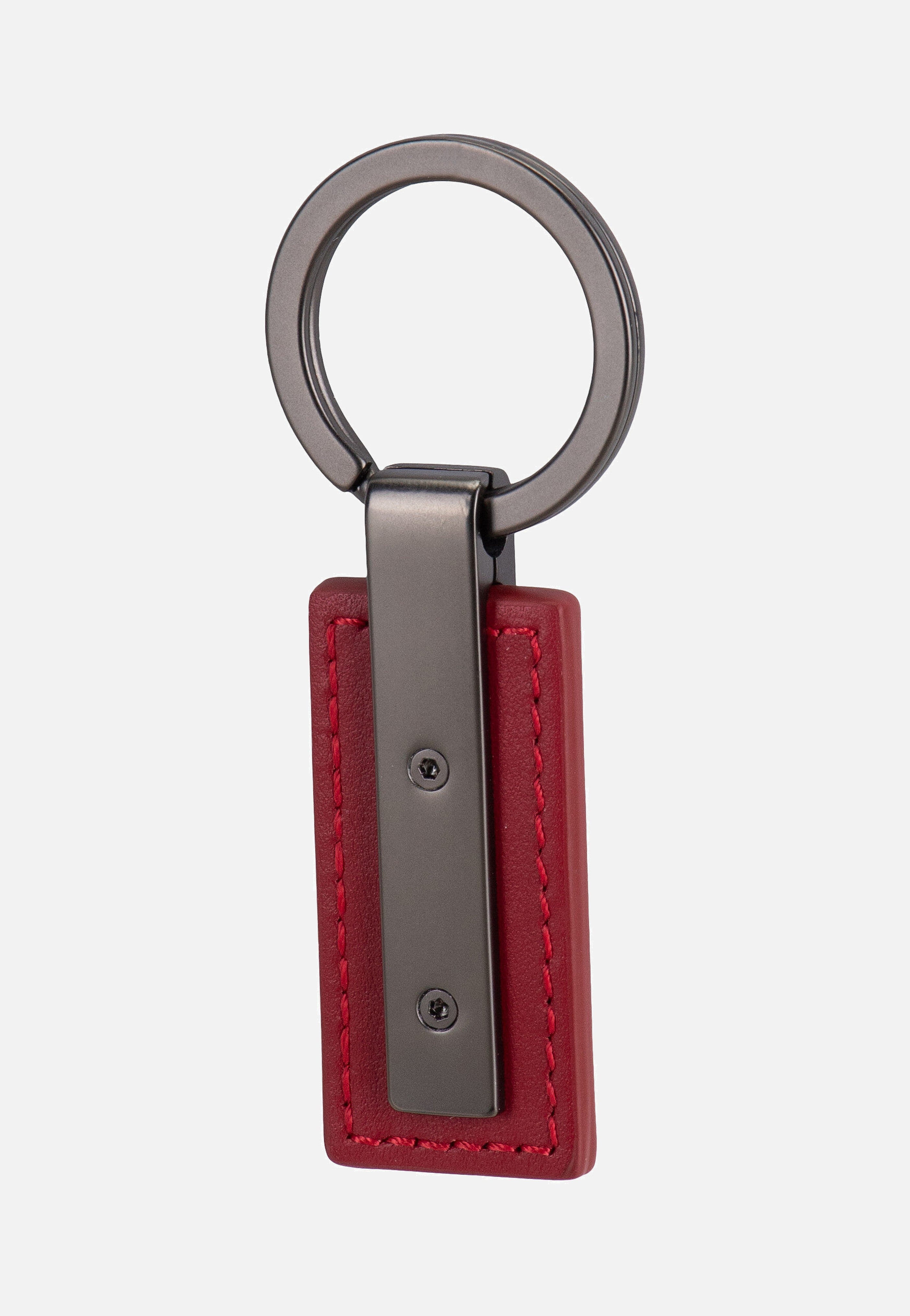 Porsche Design Keyring Metal Bar 28801 Carmine Red Keychain