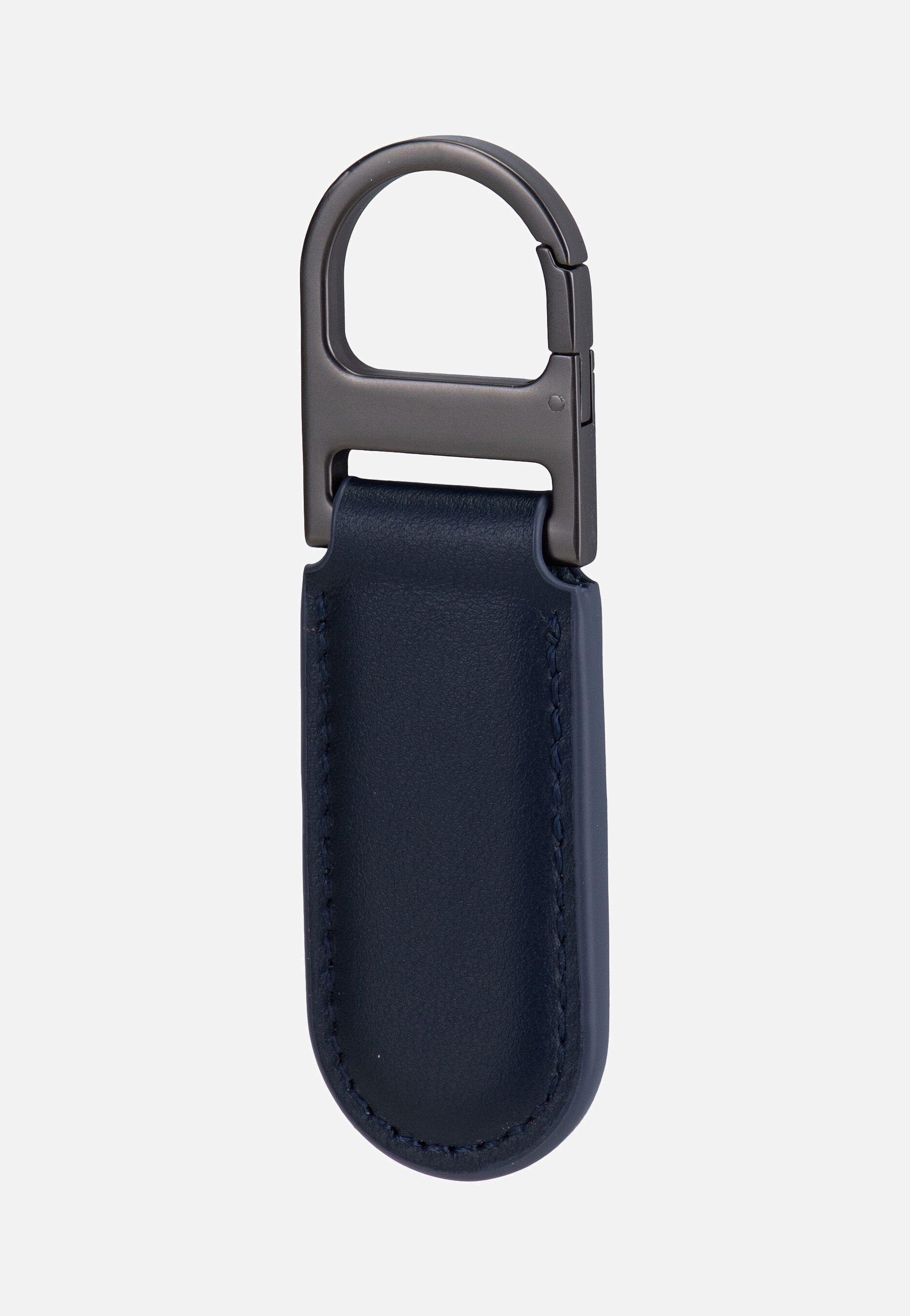 Porsche Design Keyring Oval 28809 Dark Blue Keychain