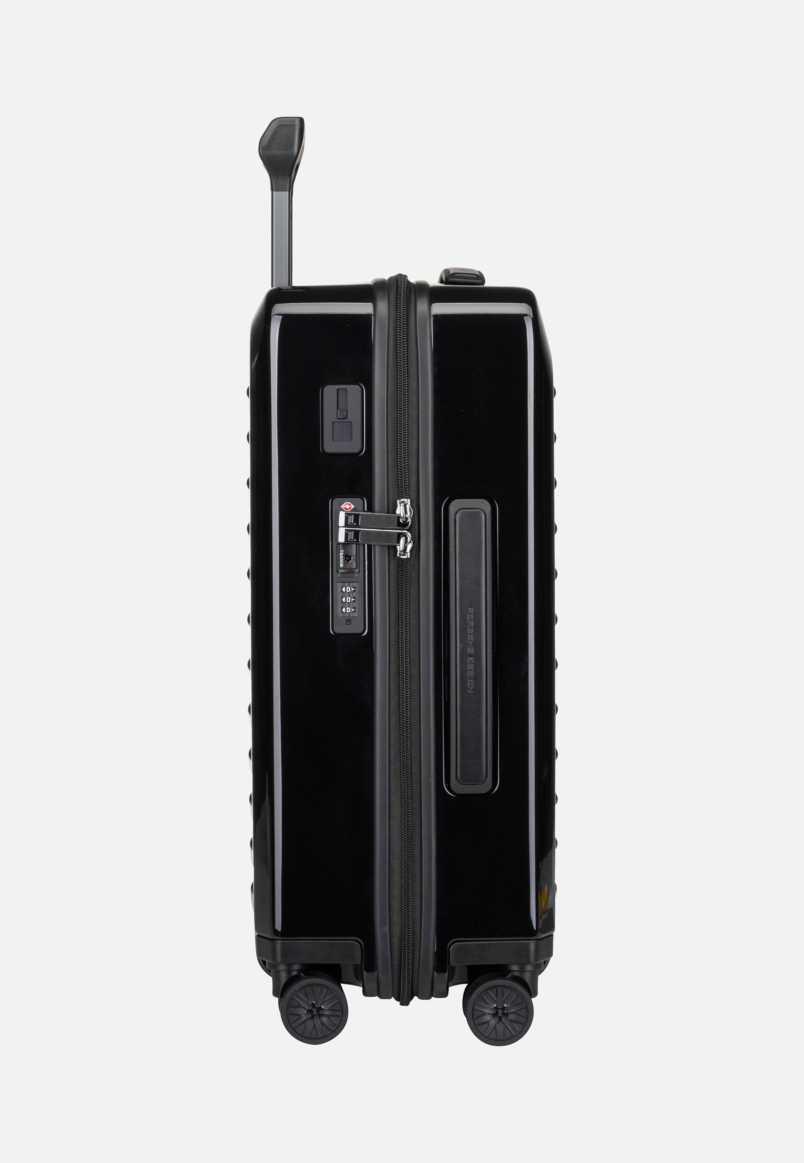 Porsche Design Roadster 4W Trolley S Shiny Black Koffer