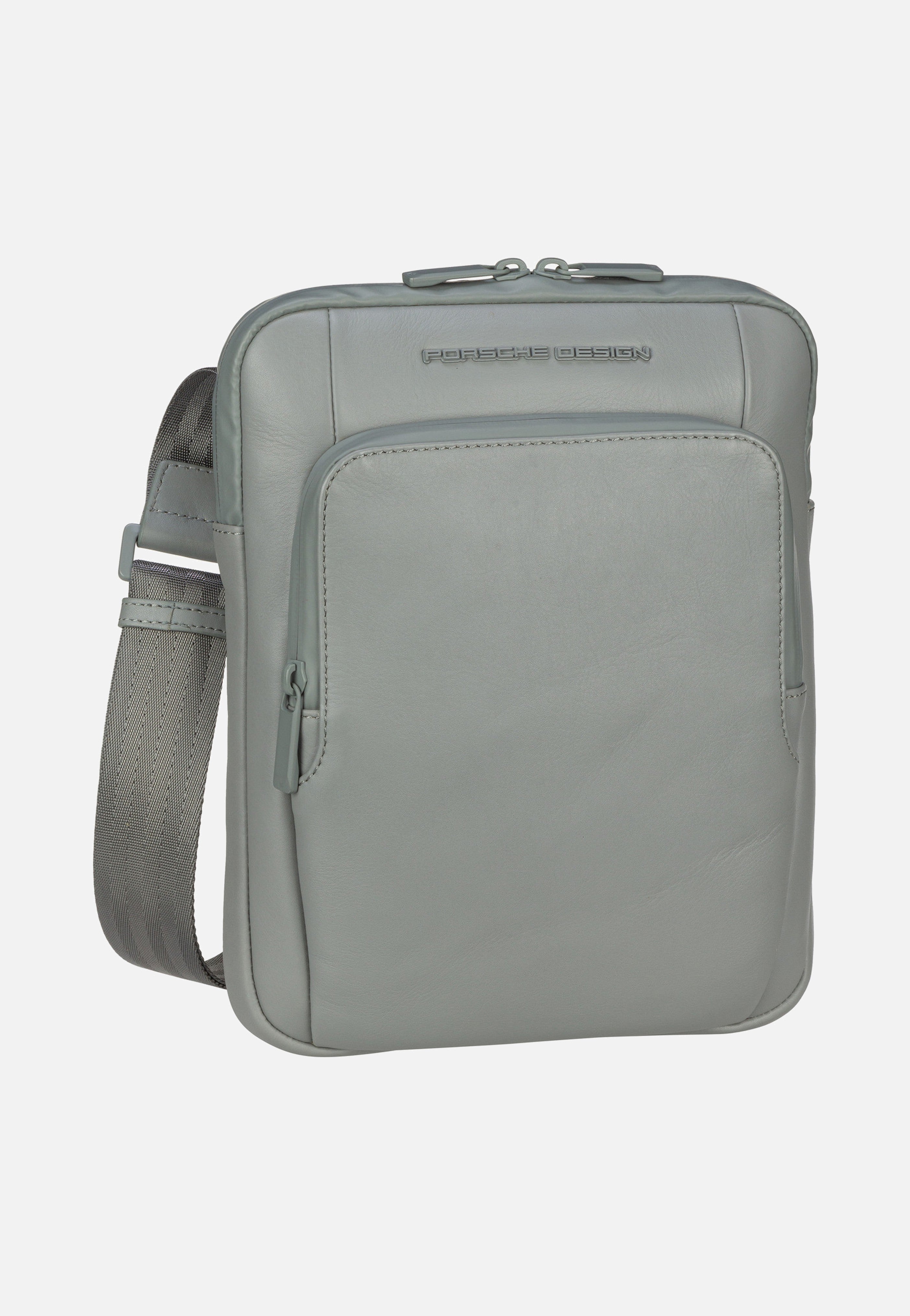 Porsche Design Roadster Leather S 1511 Gray Umhängetasche