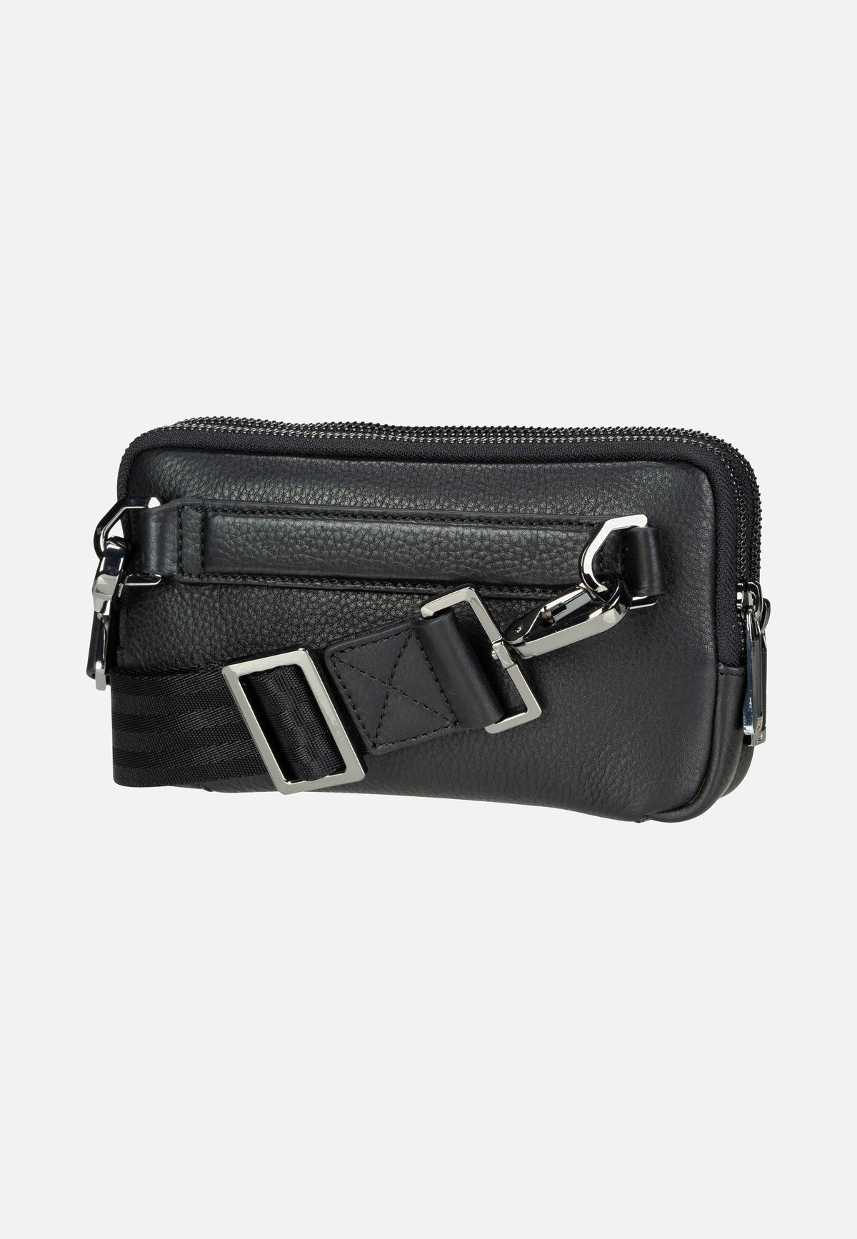 Porsche Design Roadster Leather Travel Pouch Black Sling Bag