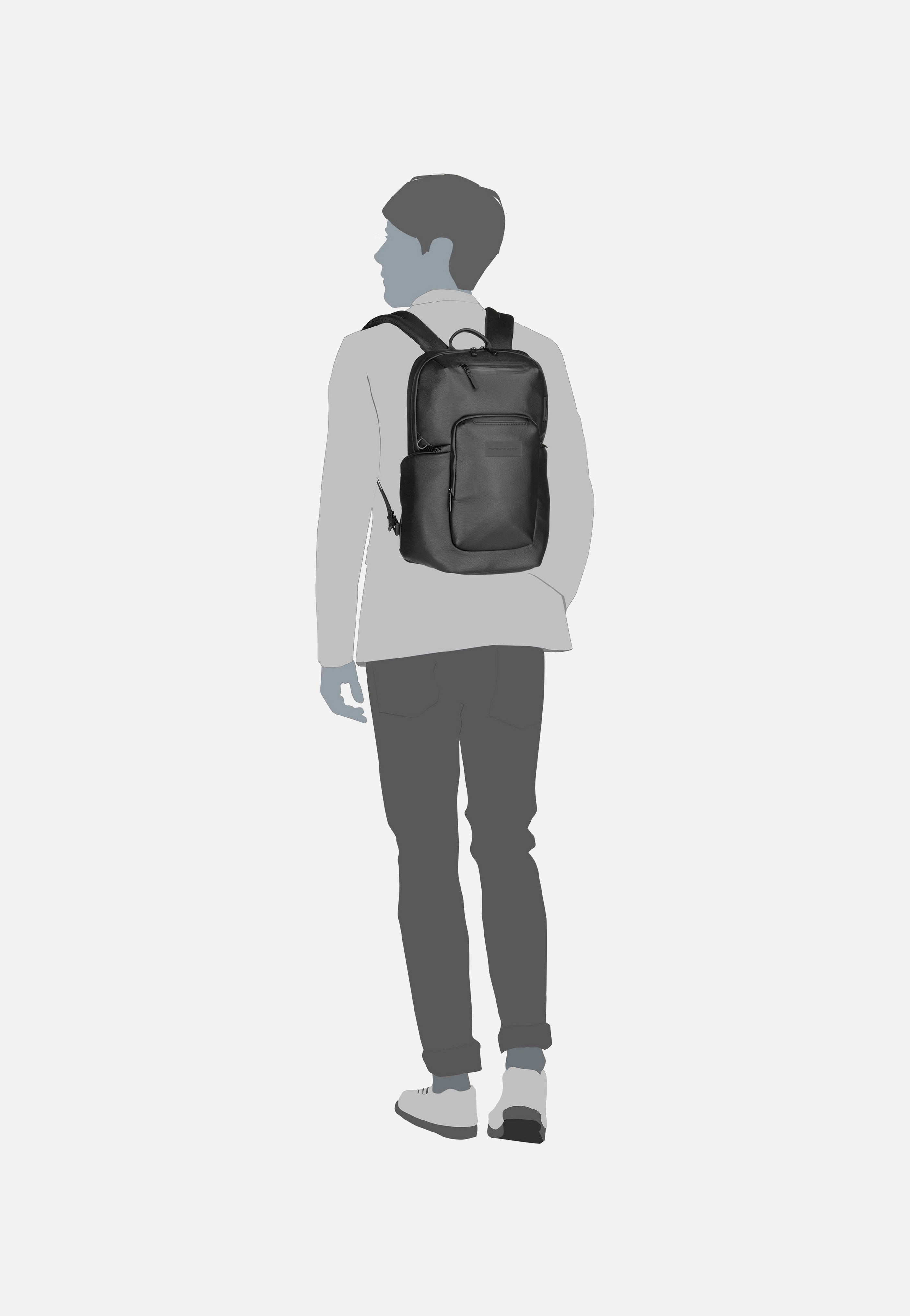 Porsche Design Urban Eco Leather S Black Rucksack