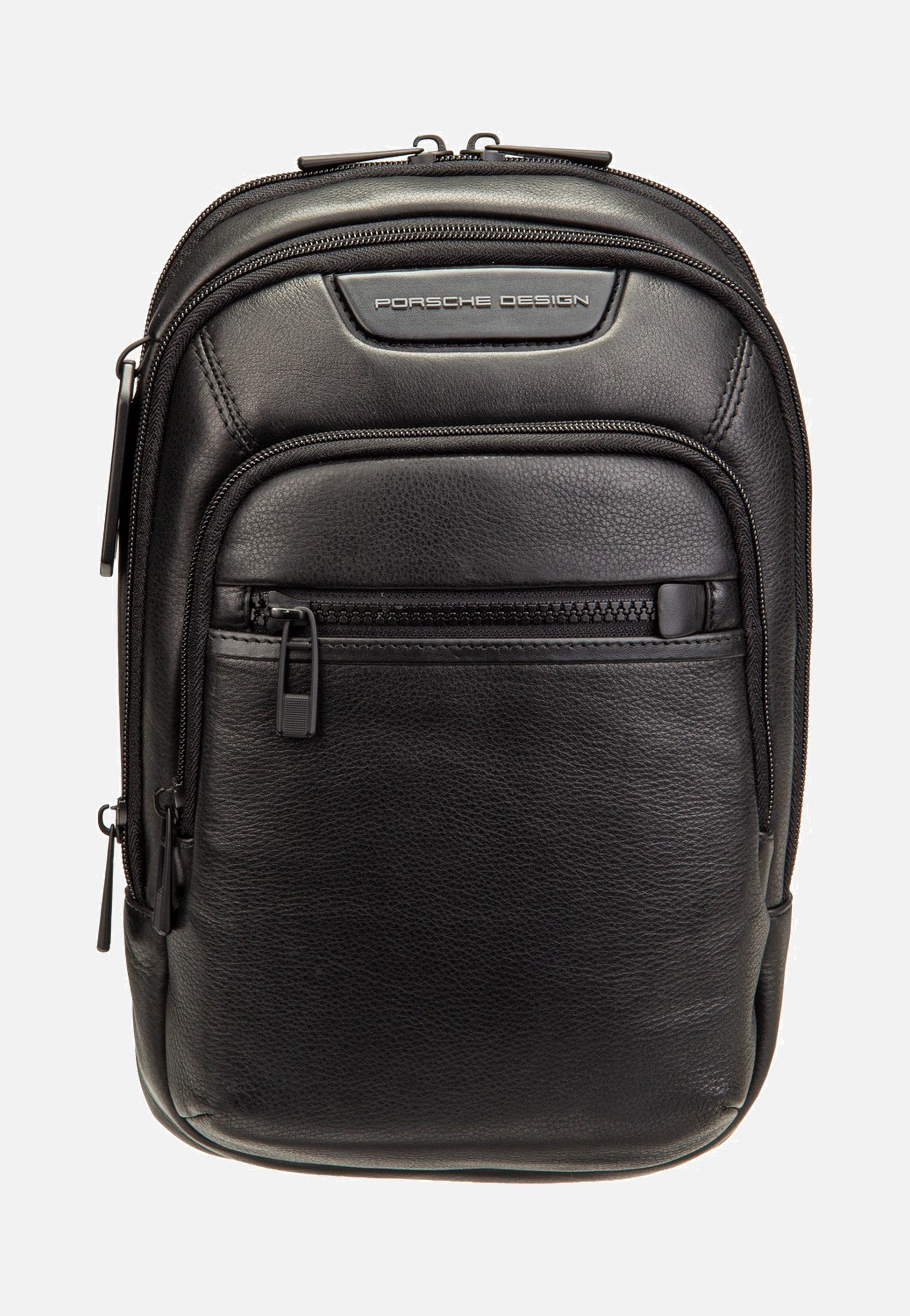 Porsche Design Roadster Leather Evo Sling Bag Black Sling Bag