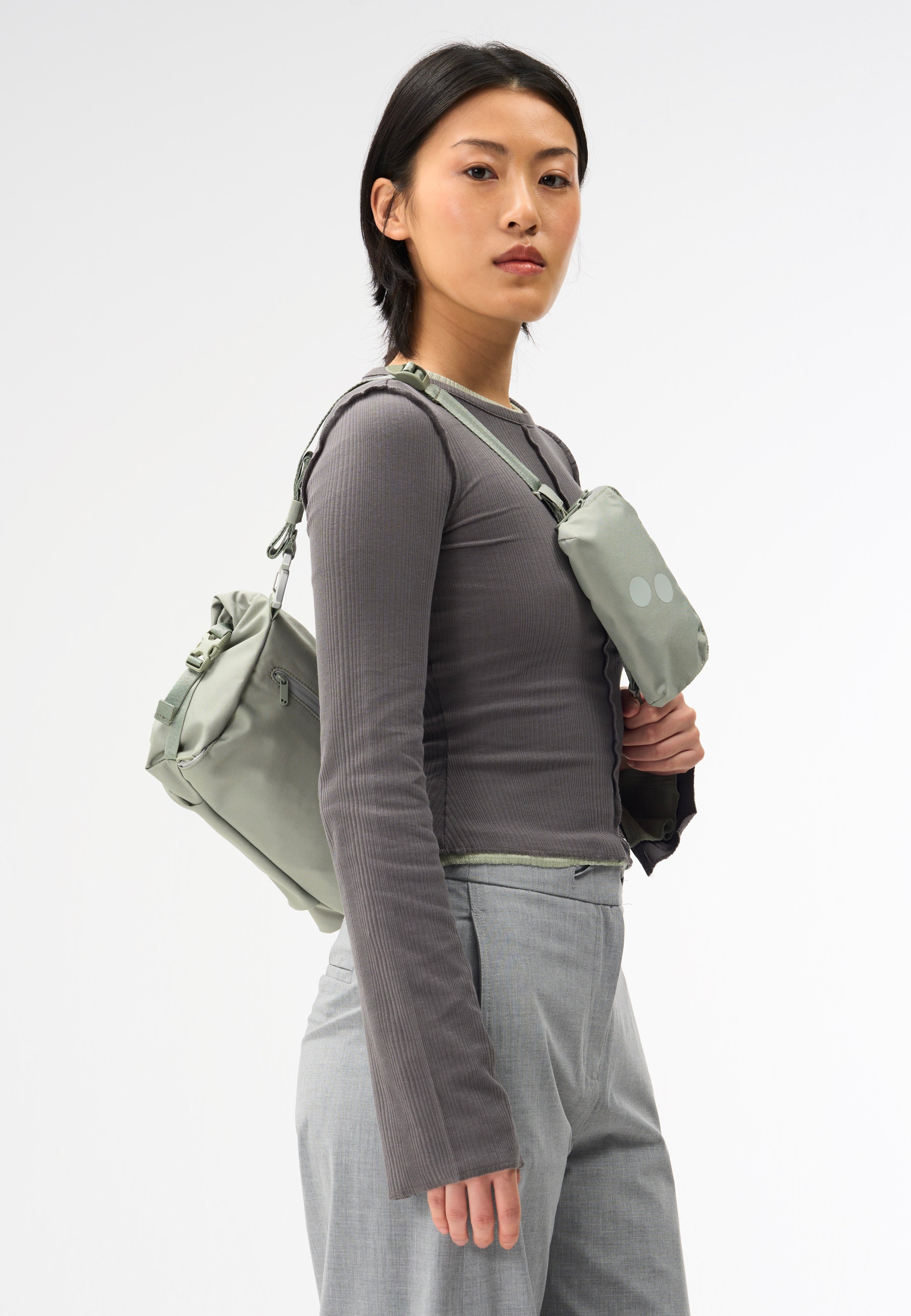 pinqponq Aksel Misted Mint Crossbody Bag