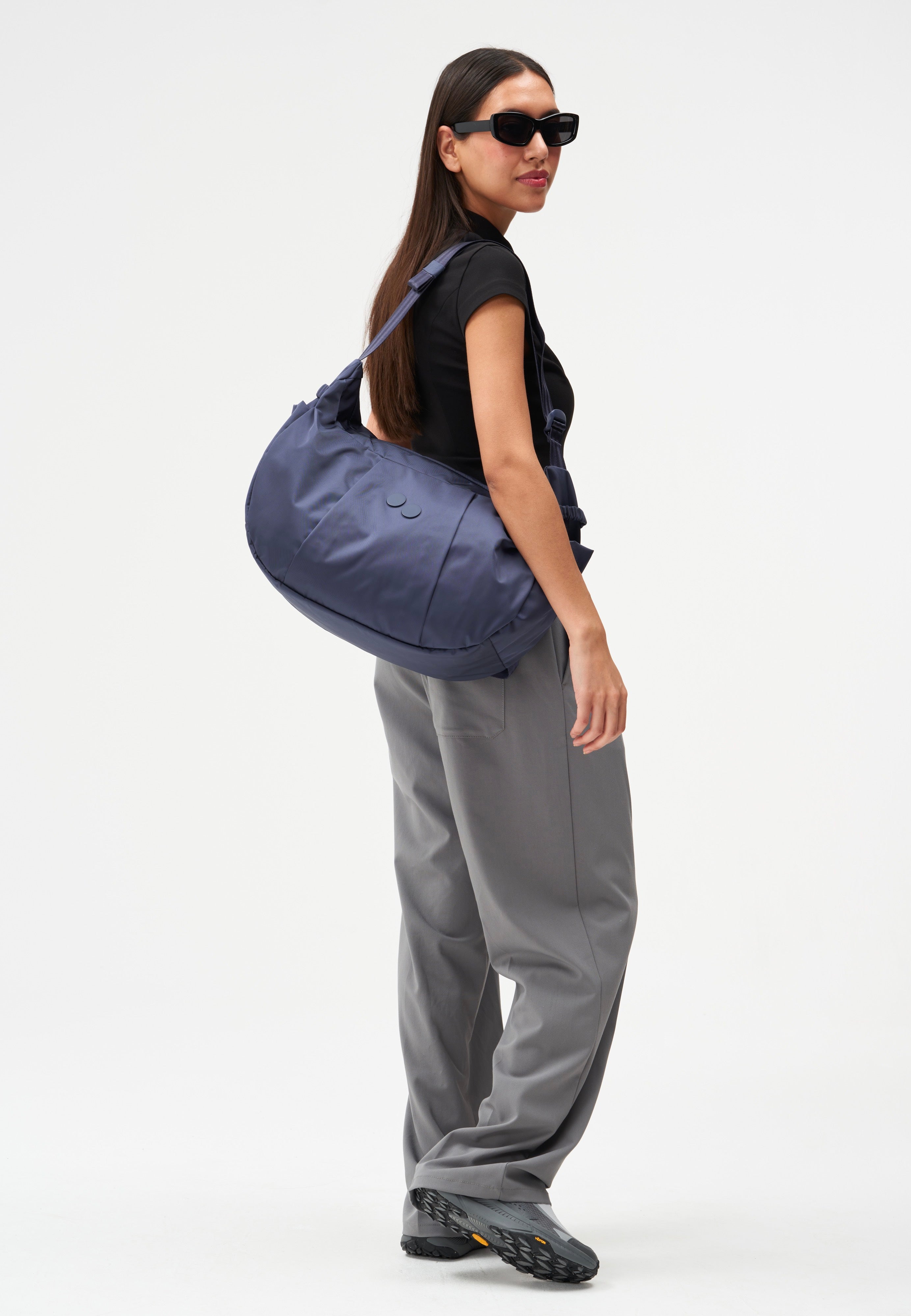 pinqponq Krumm Large Changeant Glazed Dusk Hobo Bag