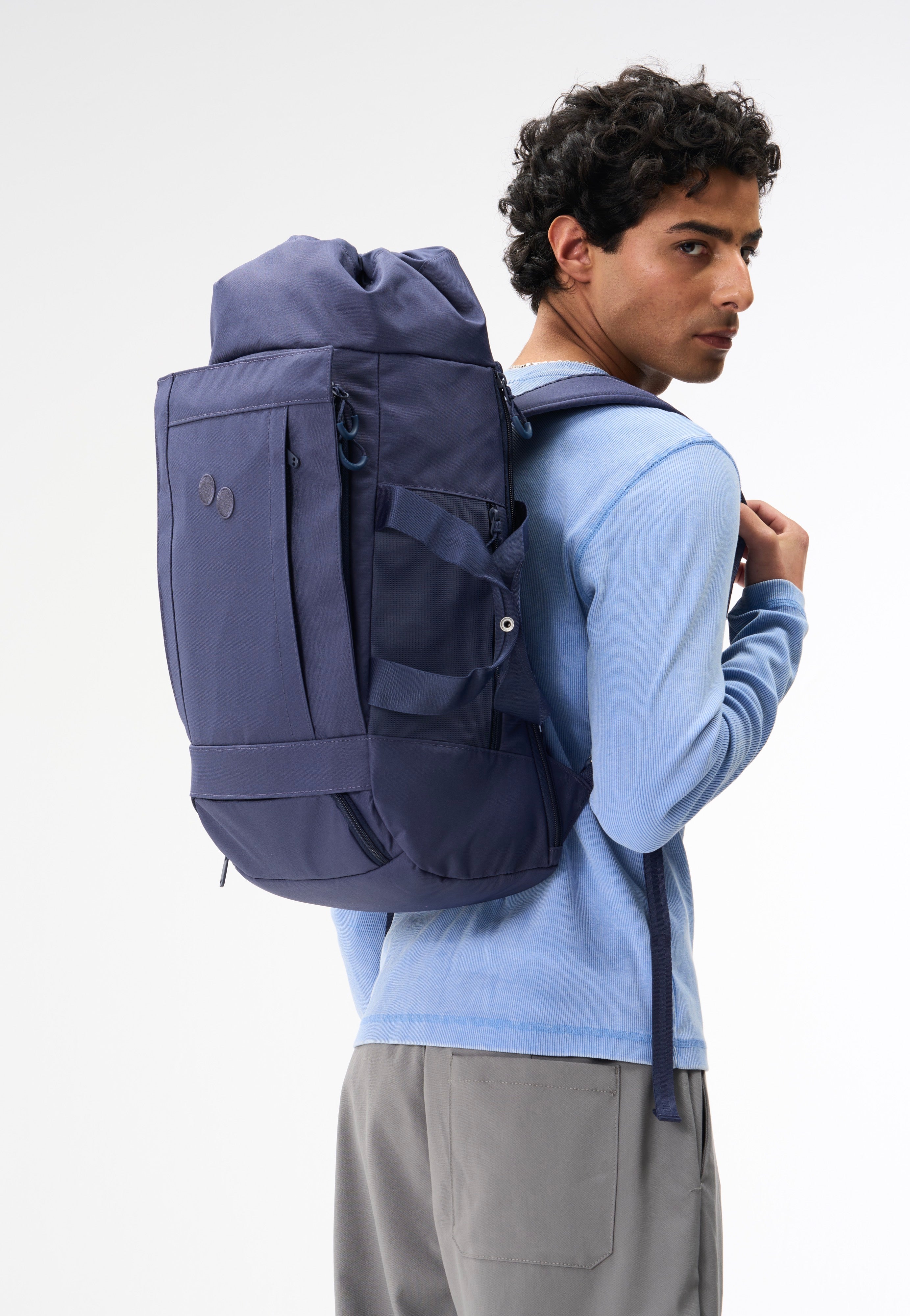 pinqponq Blok Medium Future Dusk Travel Backpack