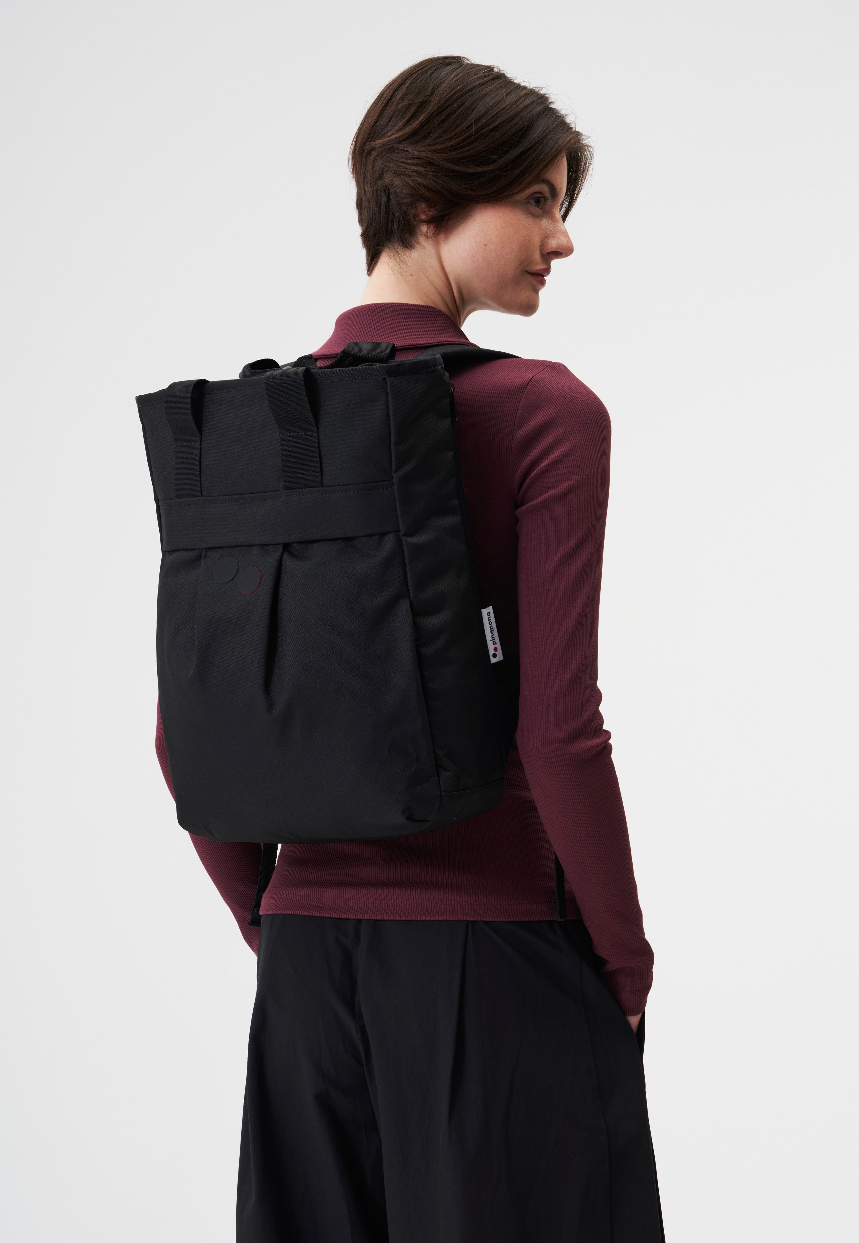 pinqponq Komo Rooted Black Backpack