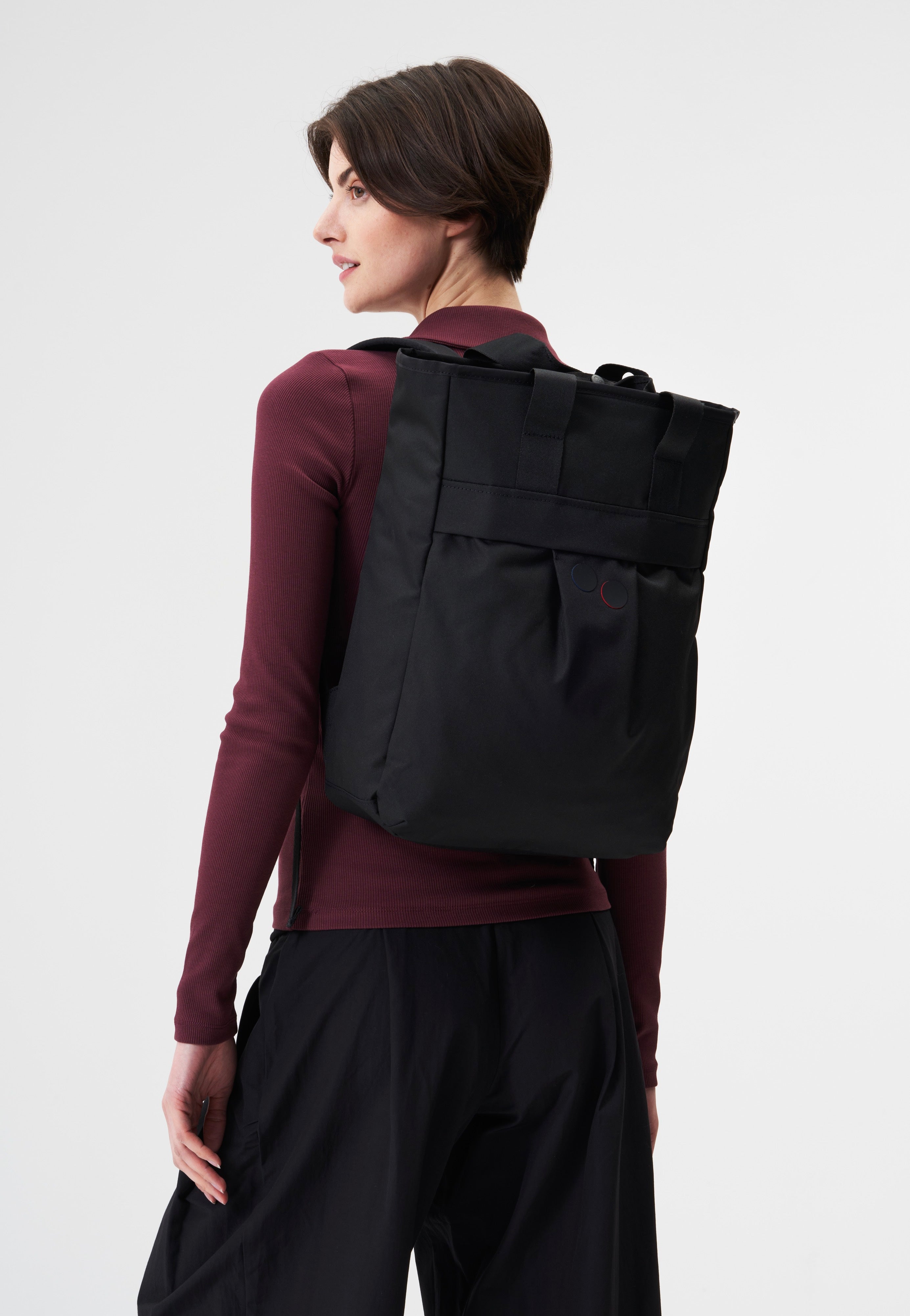 pinqponq Komo Rooted Black Backpack