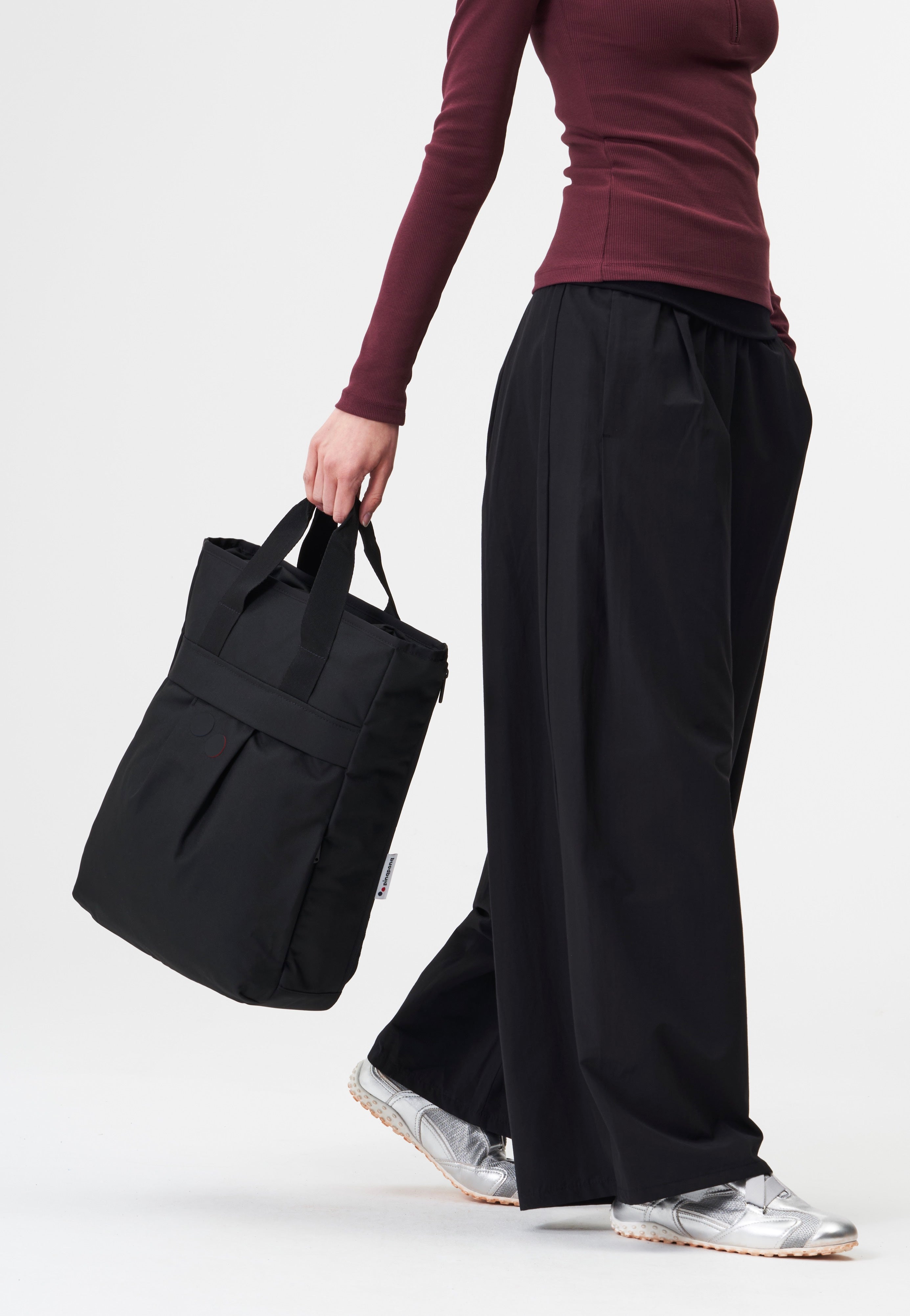 pinqponq Komo Rooted Black Backpack