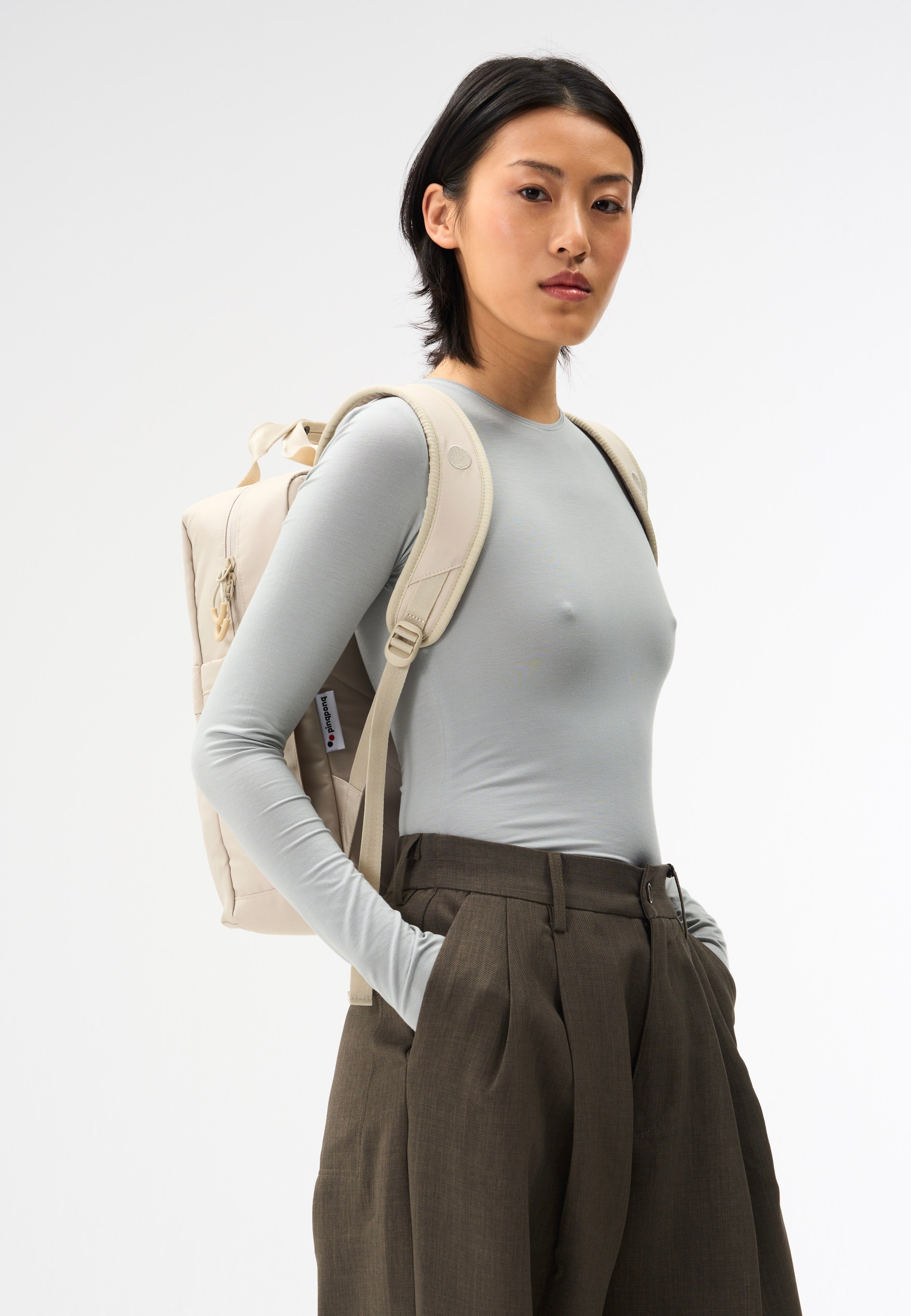 pinqponq Kute Cliff Beige Backpack