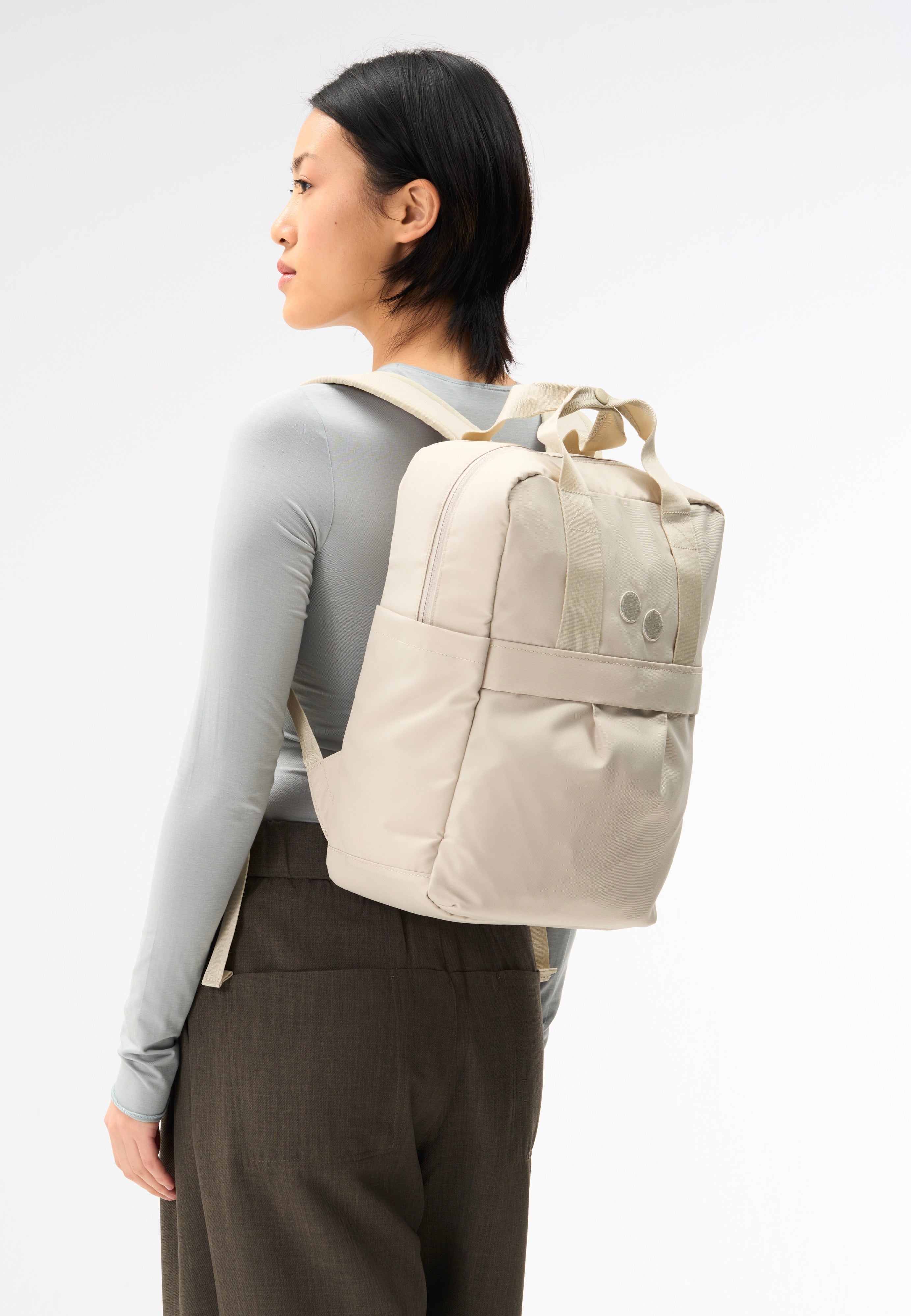 pinqponq Kute Cliff Beige Backpack
