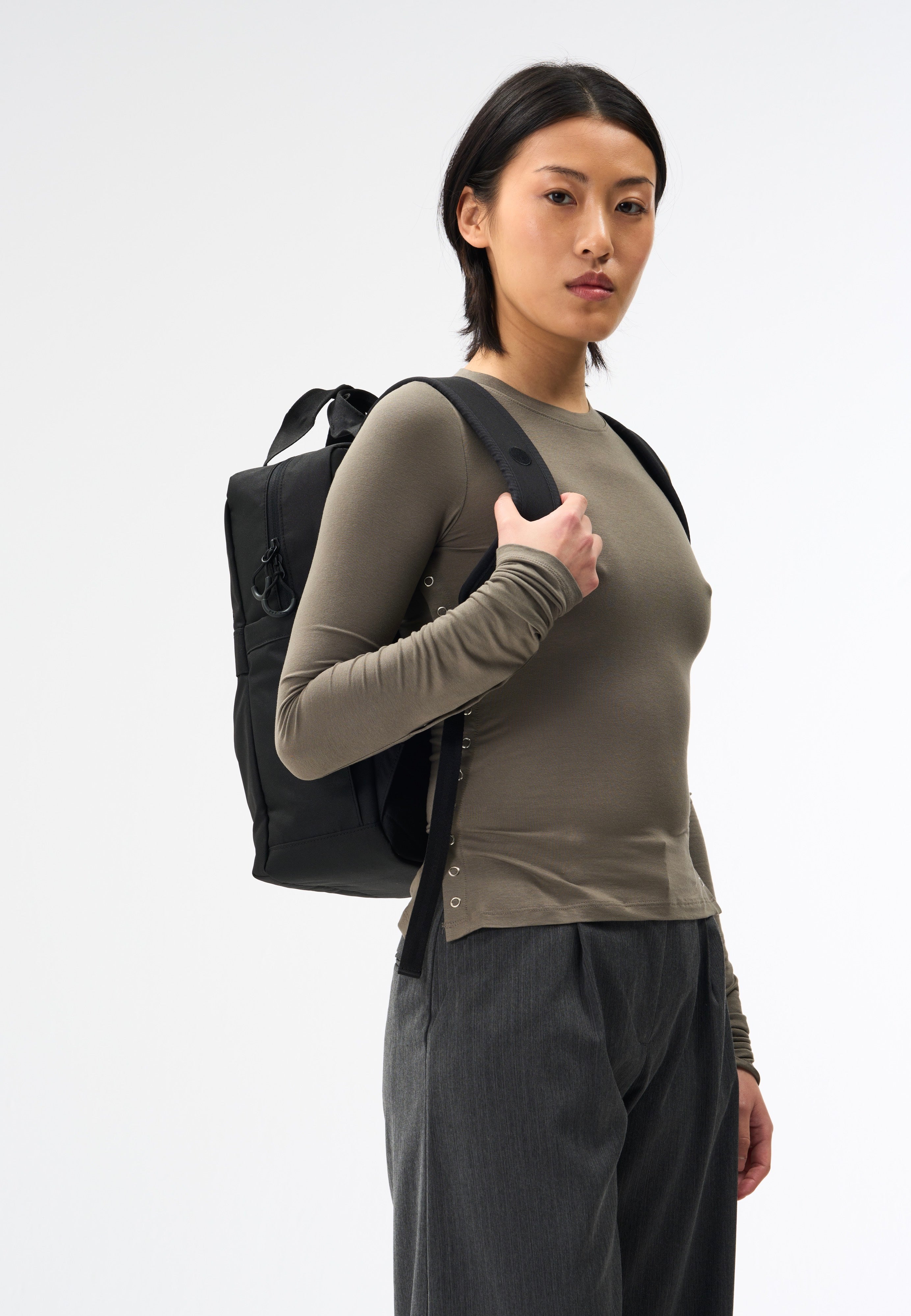 pinqponq Kute Rooted Black Backpack