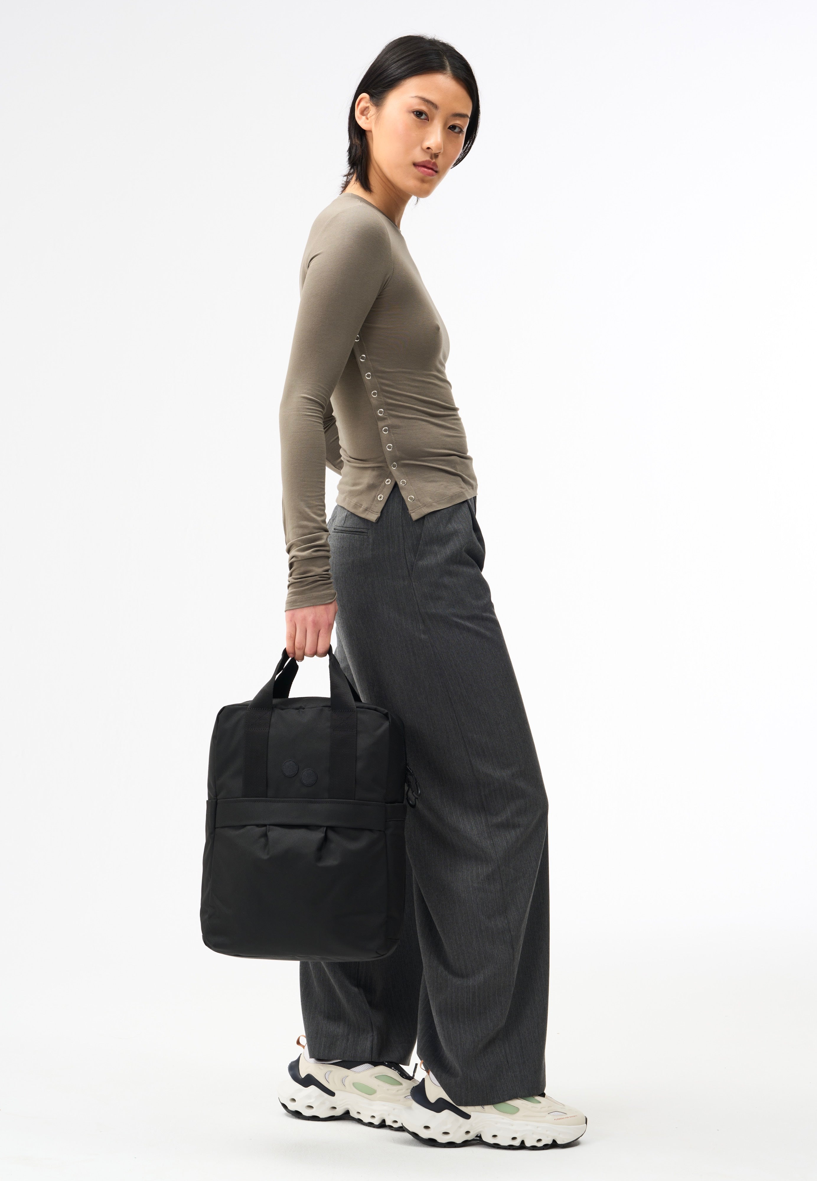 pinqponq Kute Rooted Black Backpack