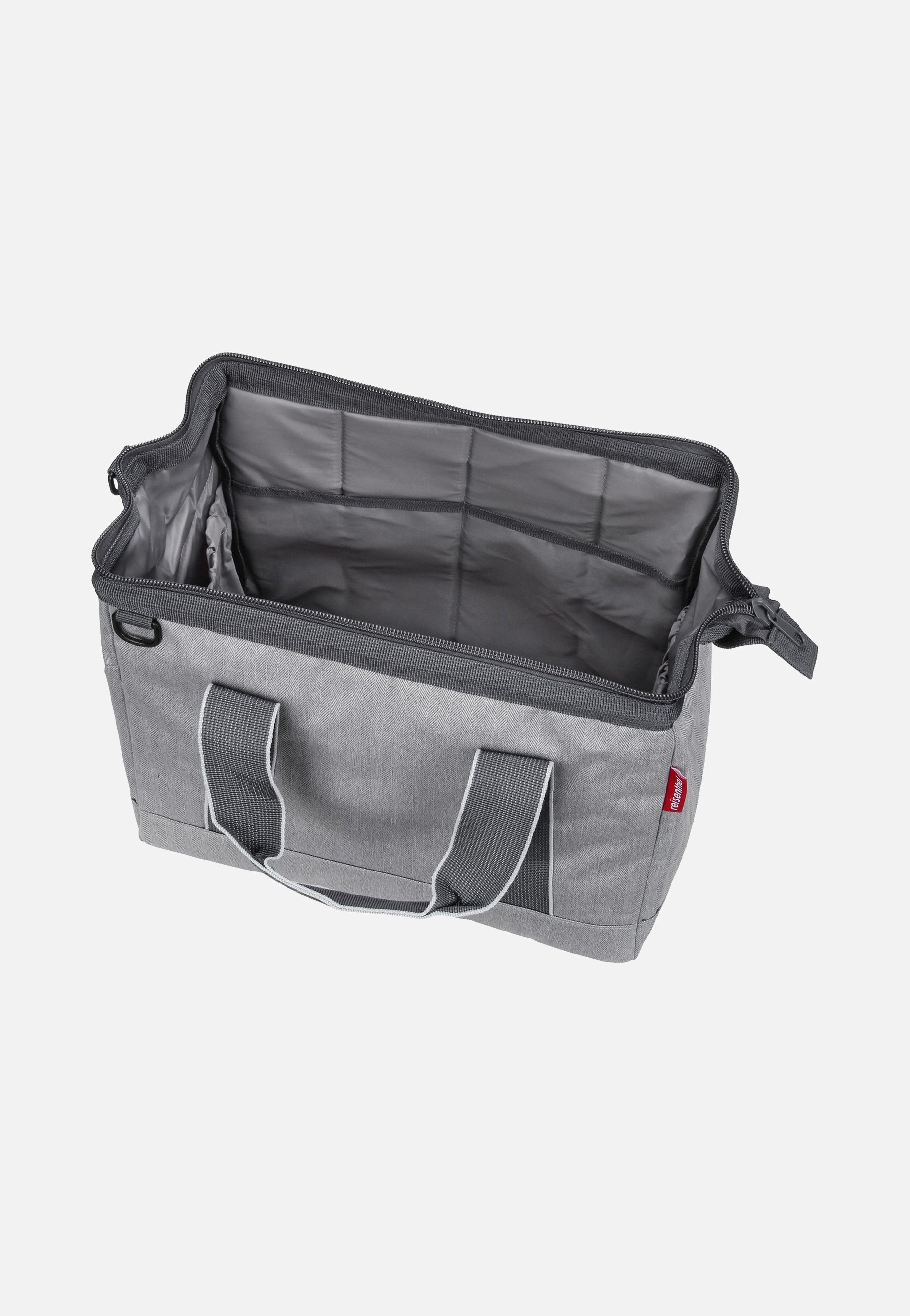 reisenthel Allrounder M Herringbone Grey Dufflebag