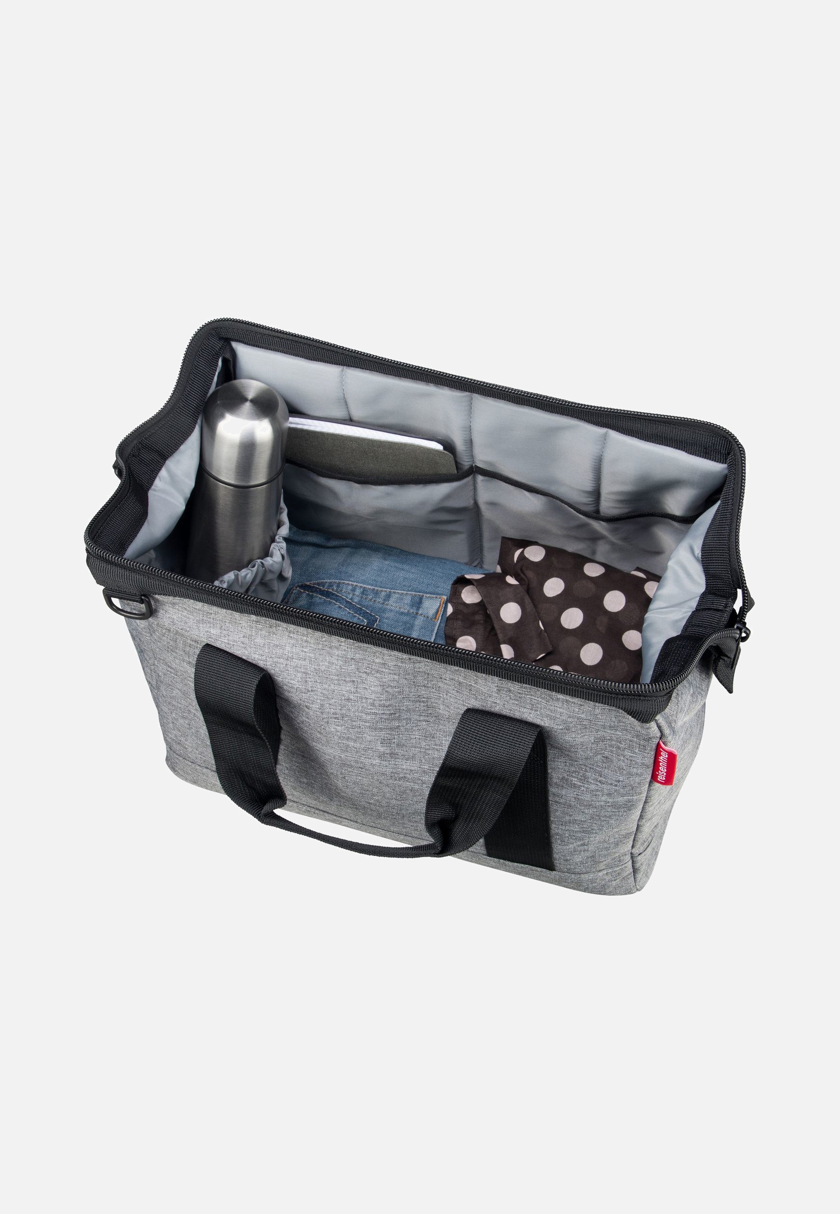 reisenthel Allrounder M Twist Silver Dufflebag