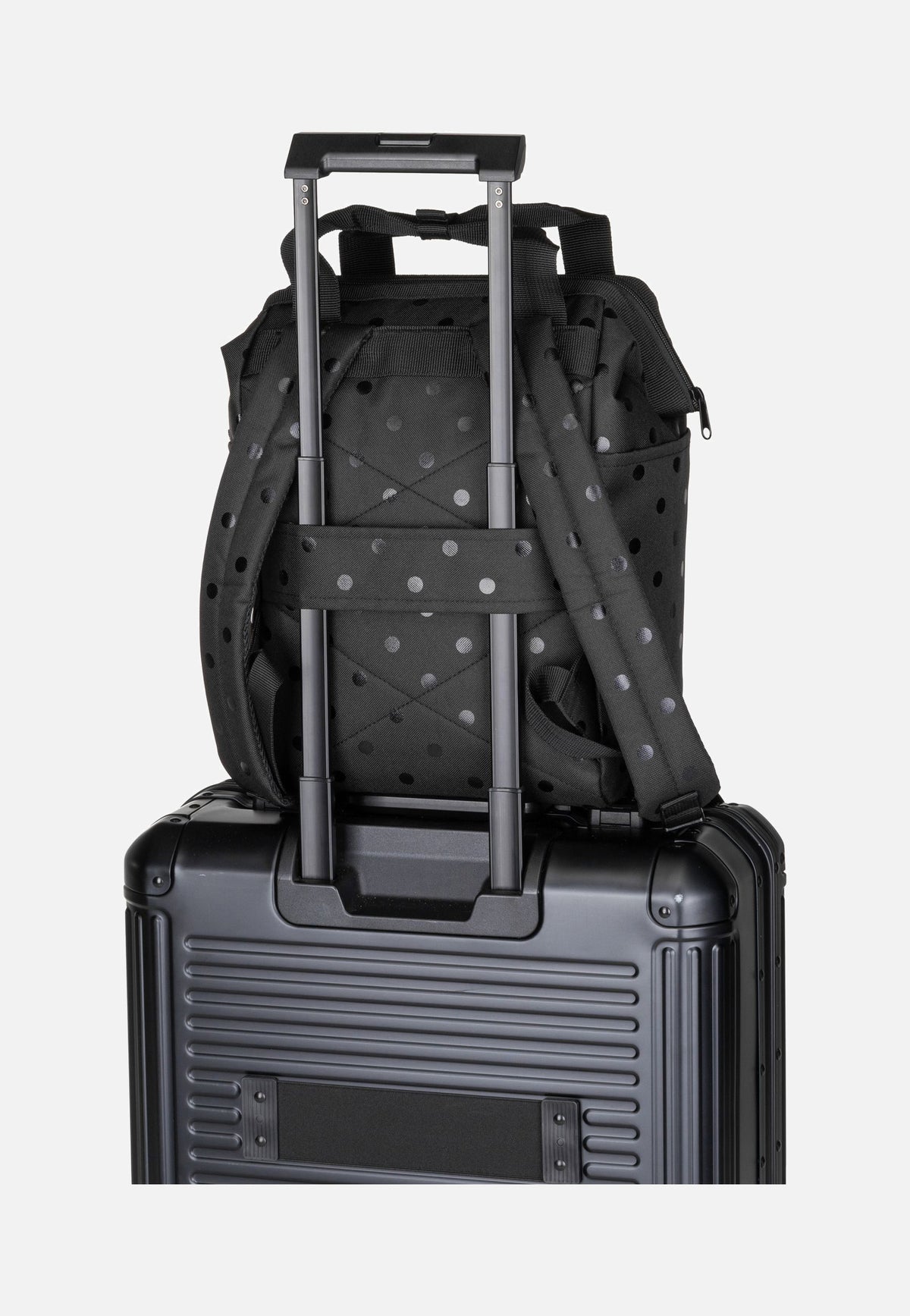 reisenthel allrounder R Glossy Dots Black Rucksack