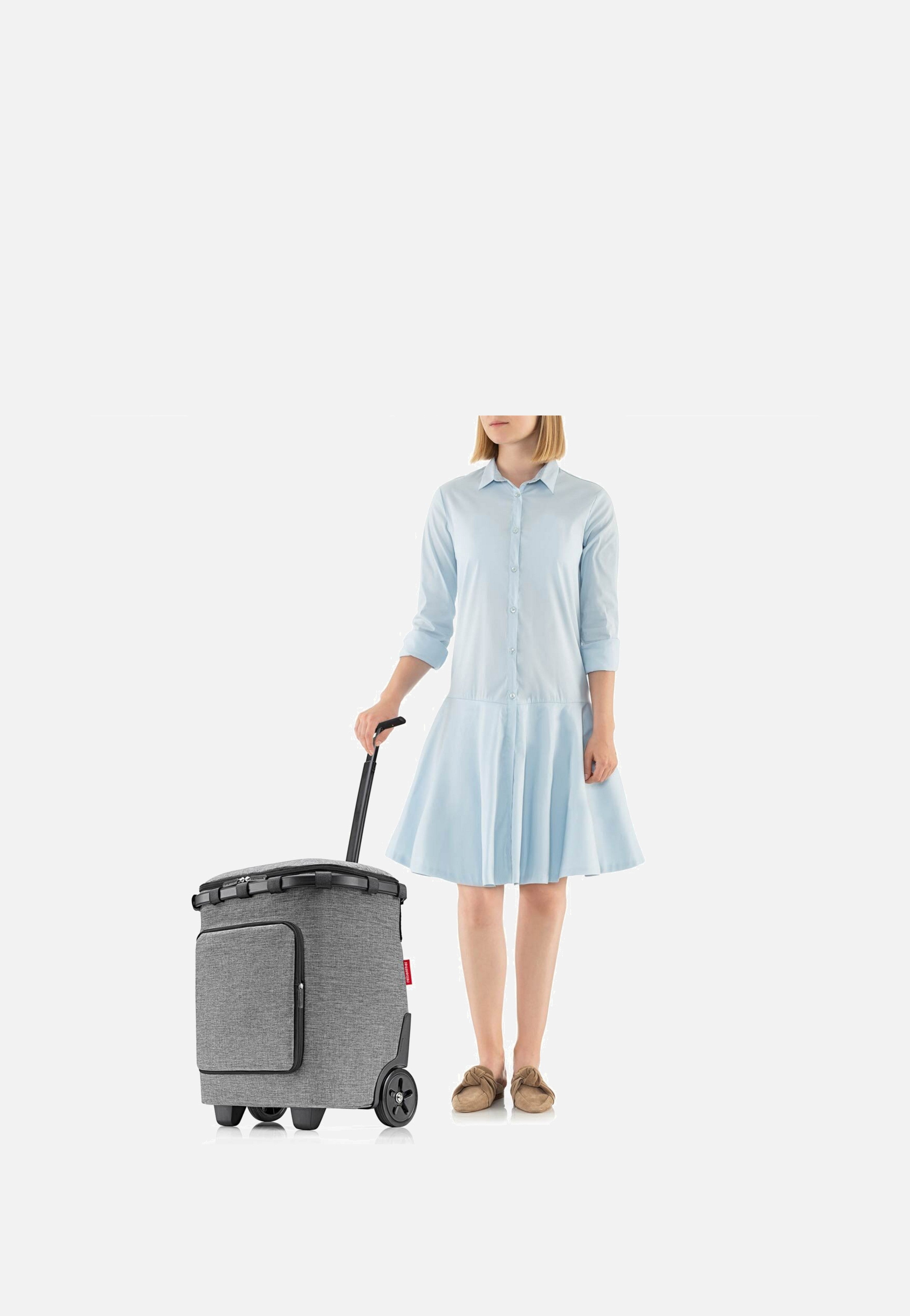 reisenthel Carrycruiser plus Twist Silver Shopping Trolley