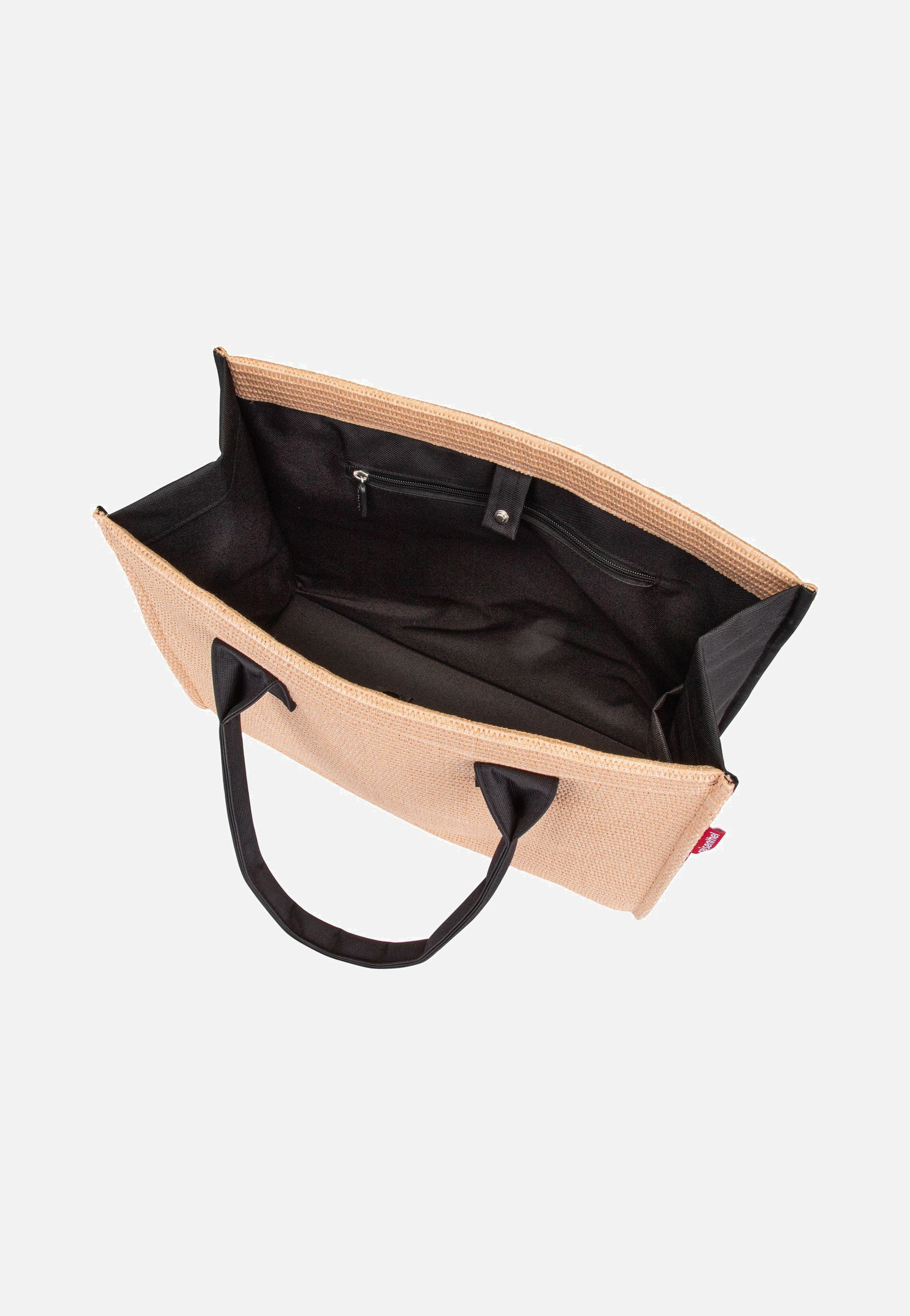 reisenthel Daily Shopper Raffia Black Tote Bag