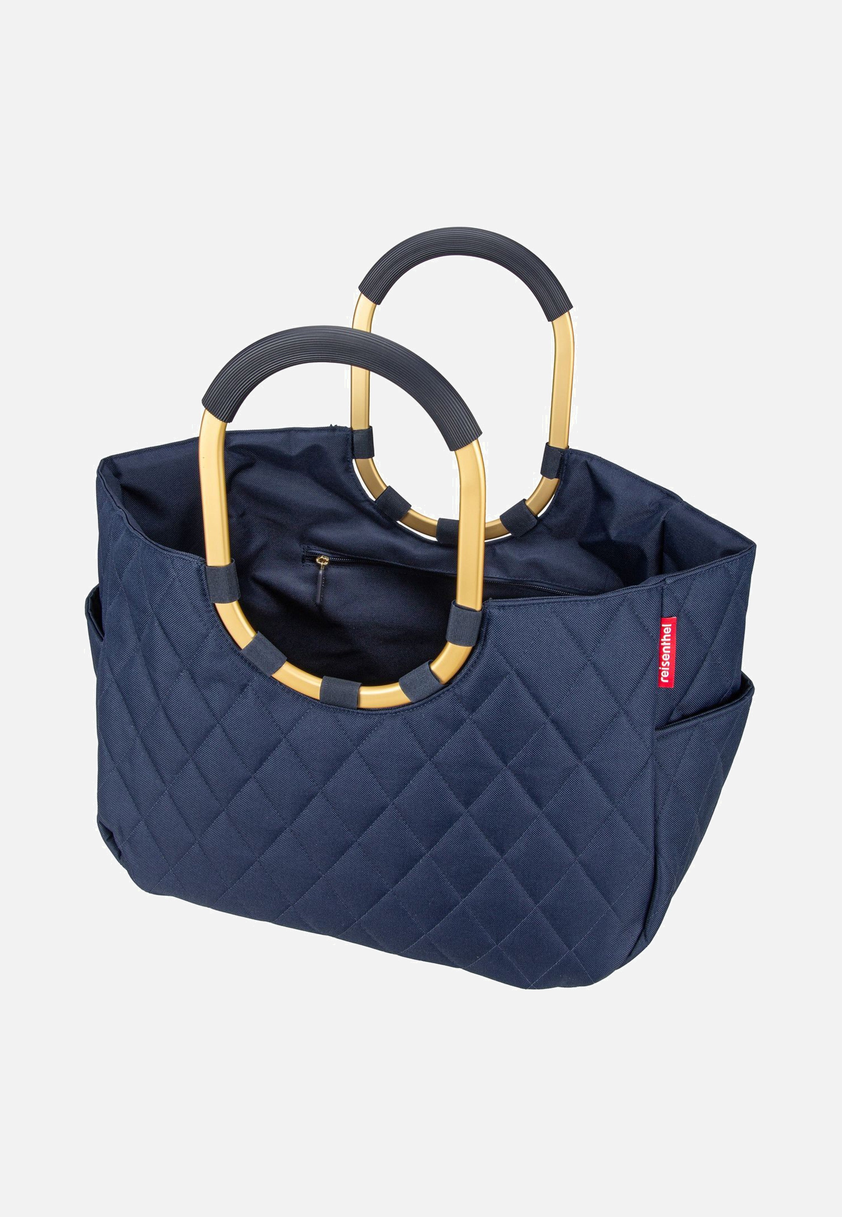 reisenthel loopshopper L Frame Rhombus Midnight Gold Einkaufskorb