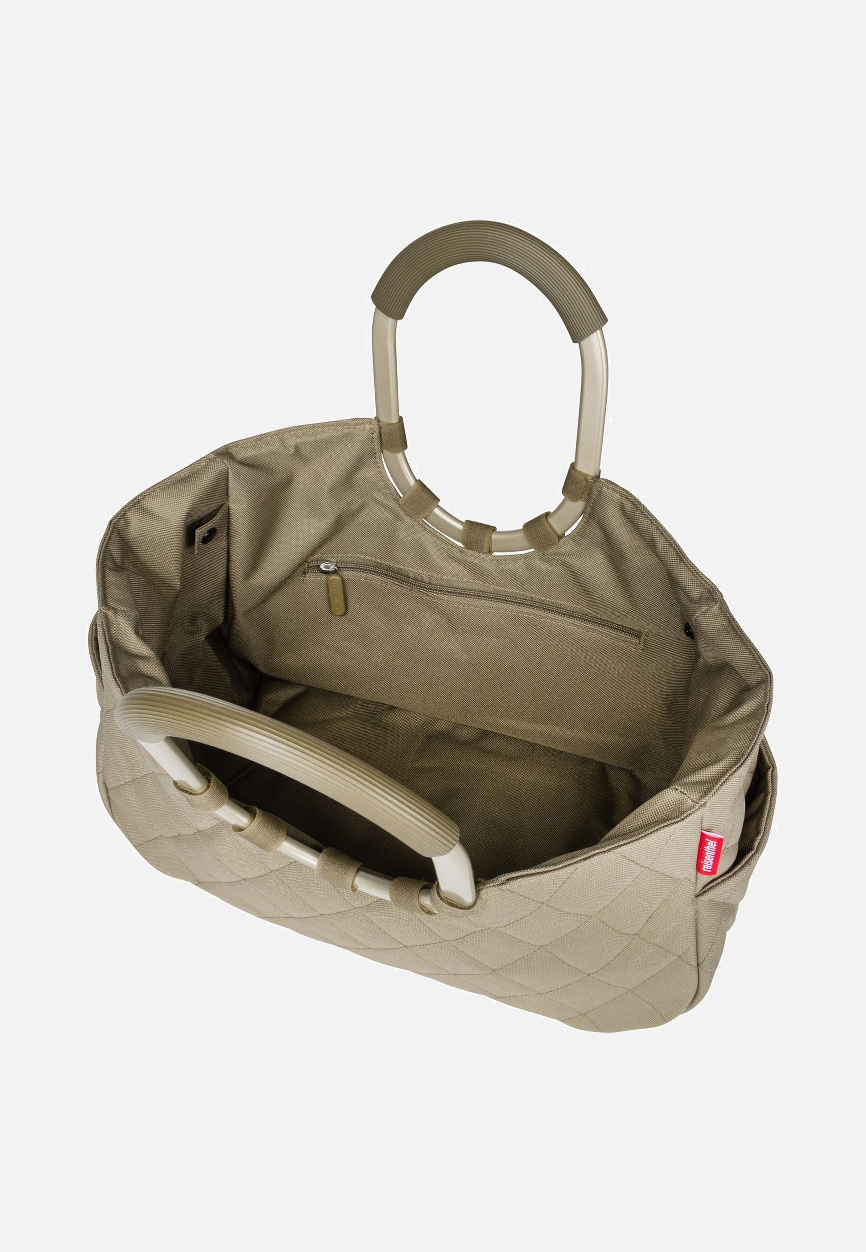 reisenthel loopshopper M frame Frame Rhombus Olive Einkaufskorb