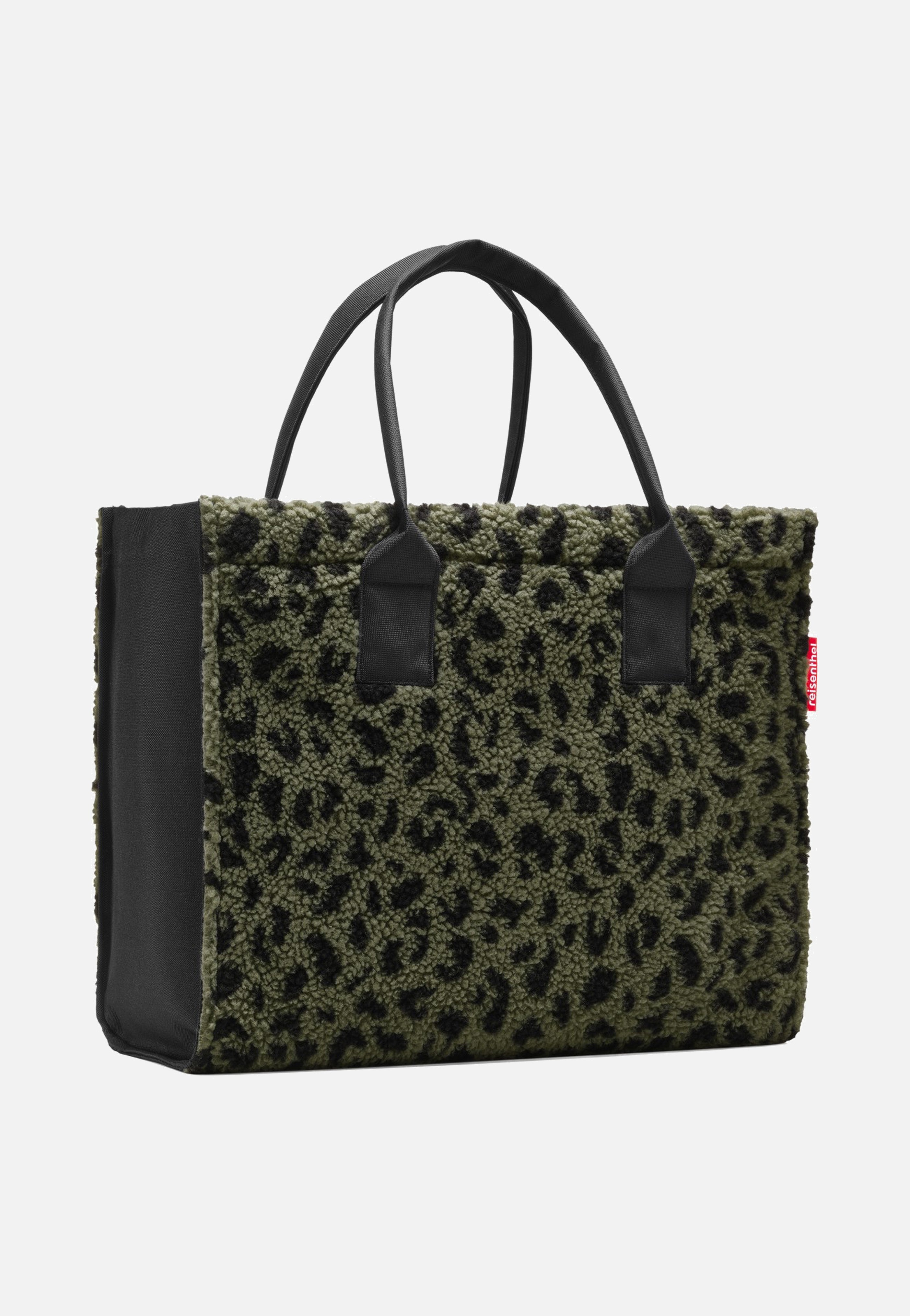 reisenthel Daily Shopper Teddy Leo Olive Tote Bag