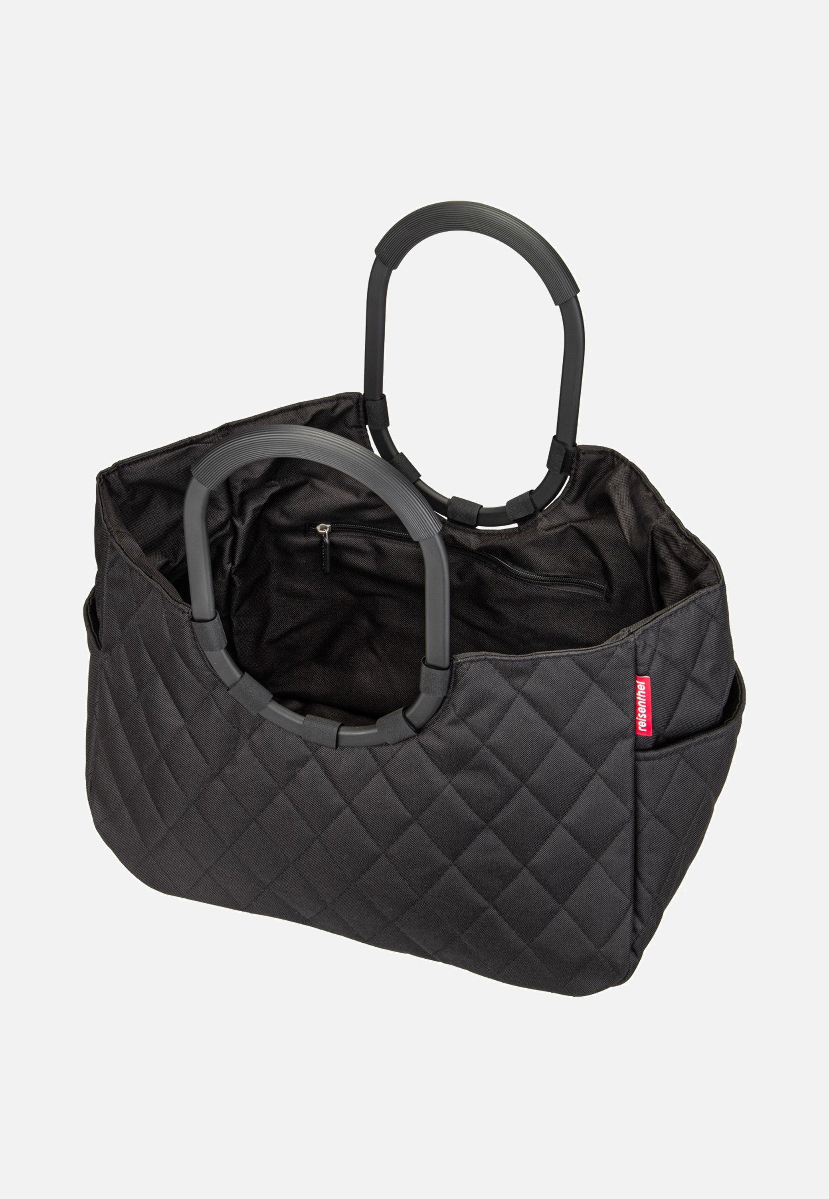reisenthel Loopshopper L Rhombus Black Shopping Basket