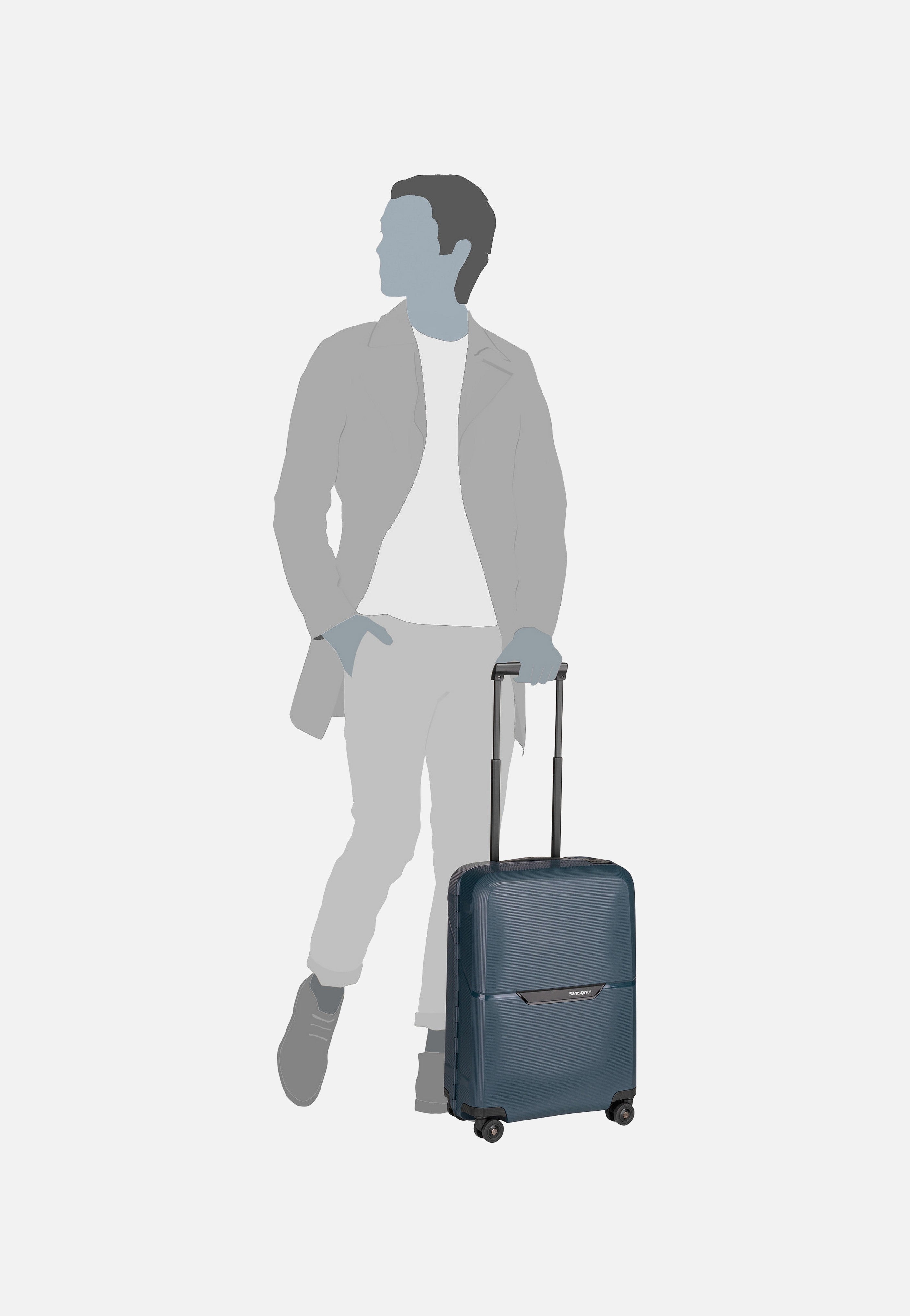 Samsonite Magnum Eco Spinner 55/20 Midnight Blue Koffer