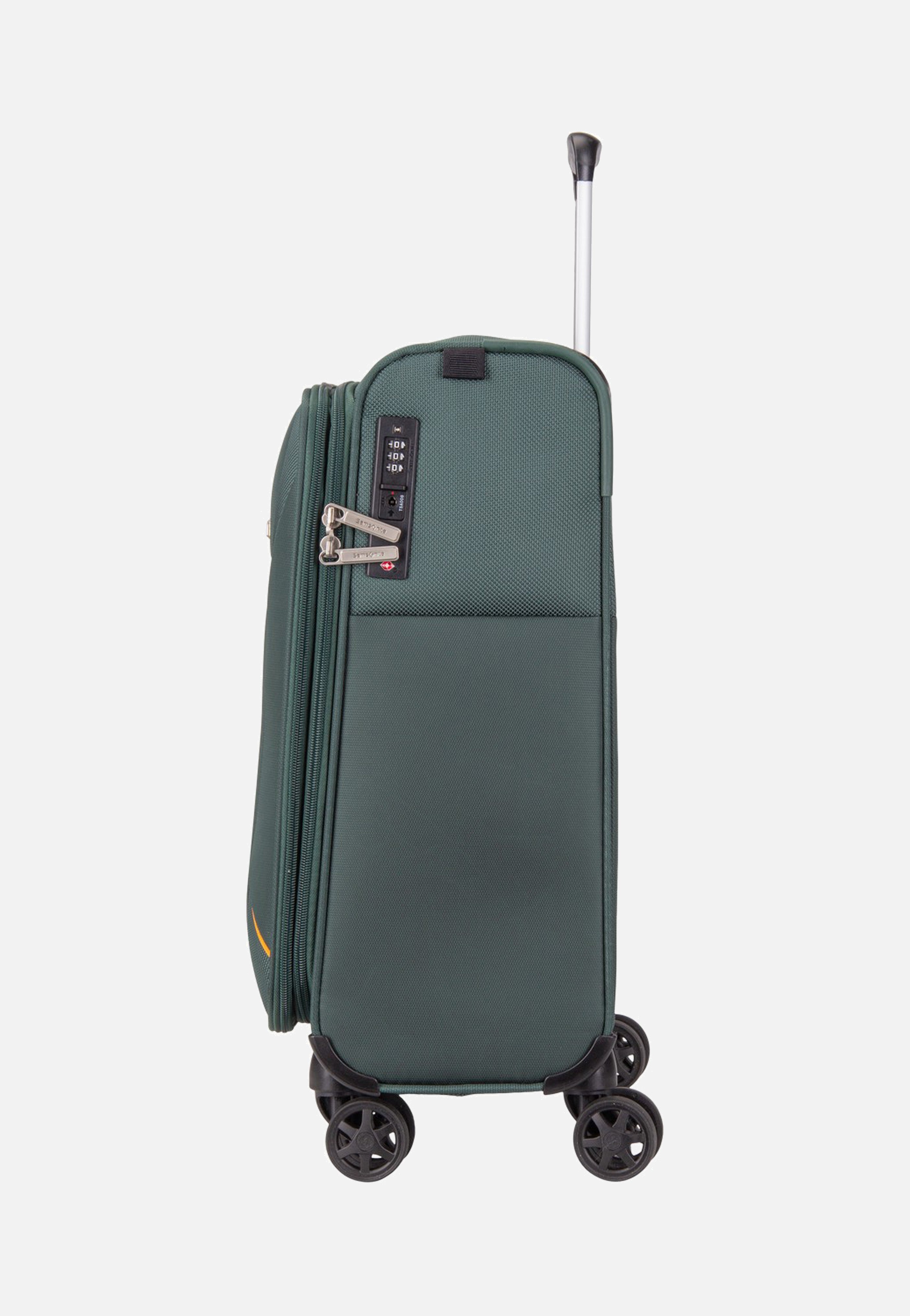 Samsonite Base Breeze 55/20 Spinner Exp Dark Green Koffer