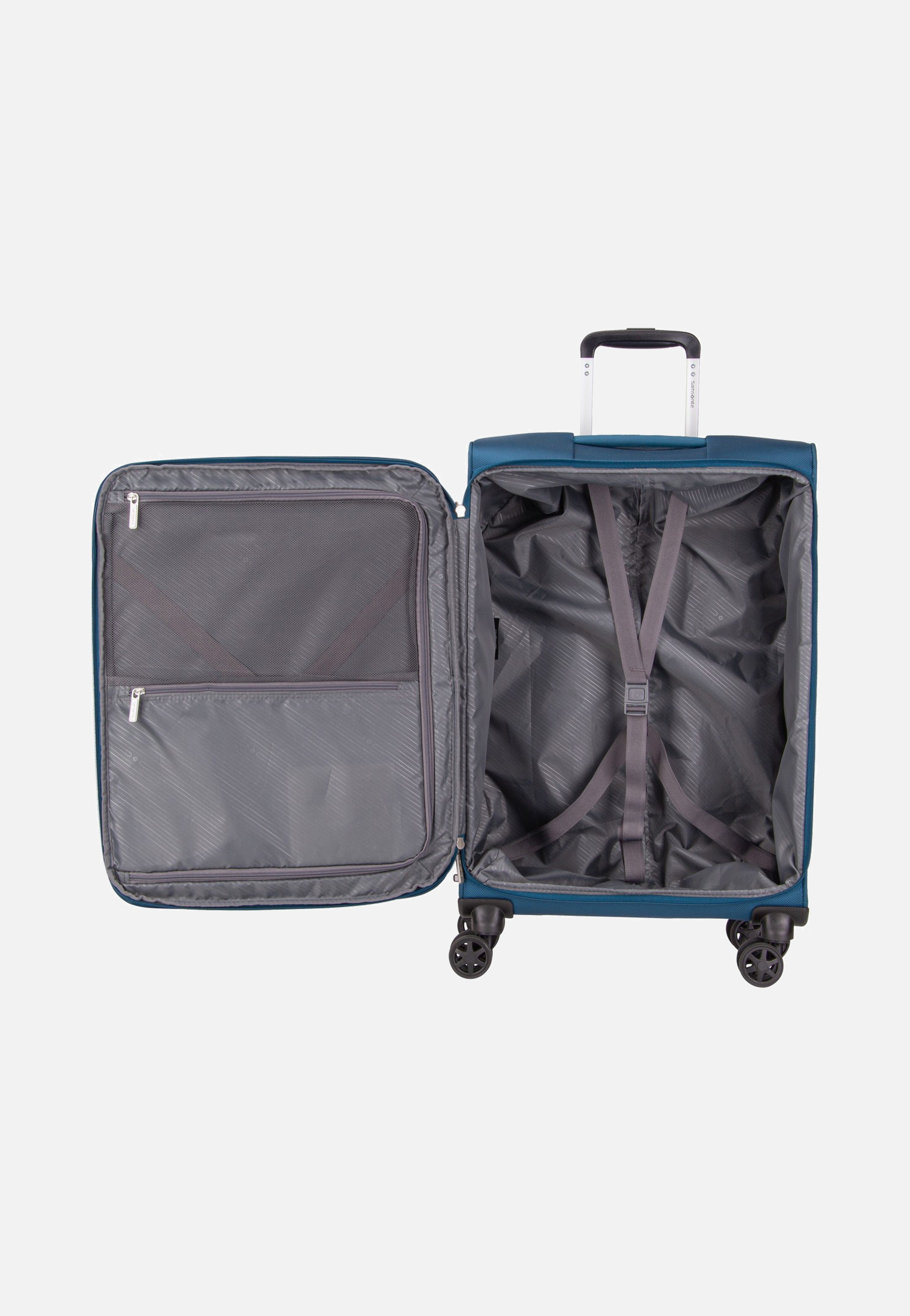 Samsonite Base Breeze 67/24 Spinner Exp Petrol Blue Koffer